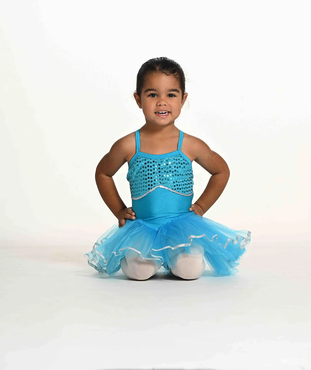 Tutu Bleu Simple Pailleté