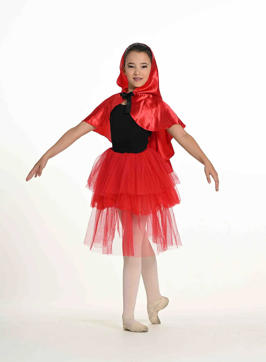 Bas de Tutu Chaperon Rouge + Cape