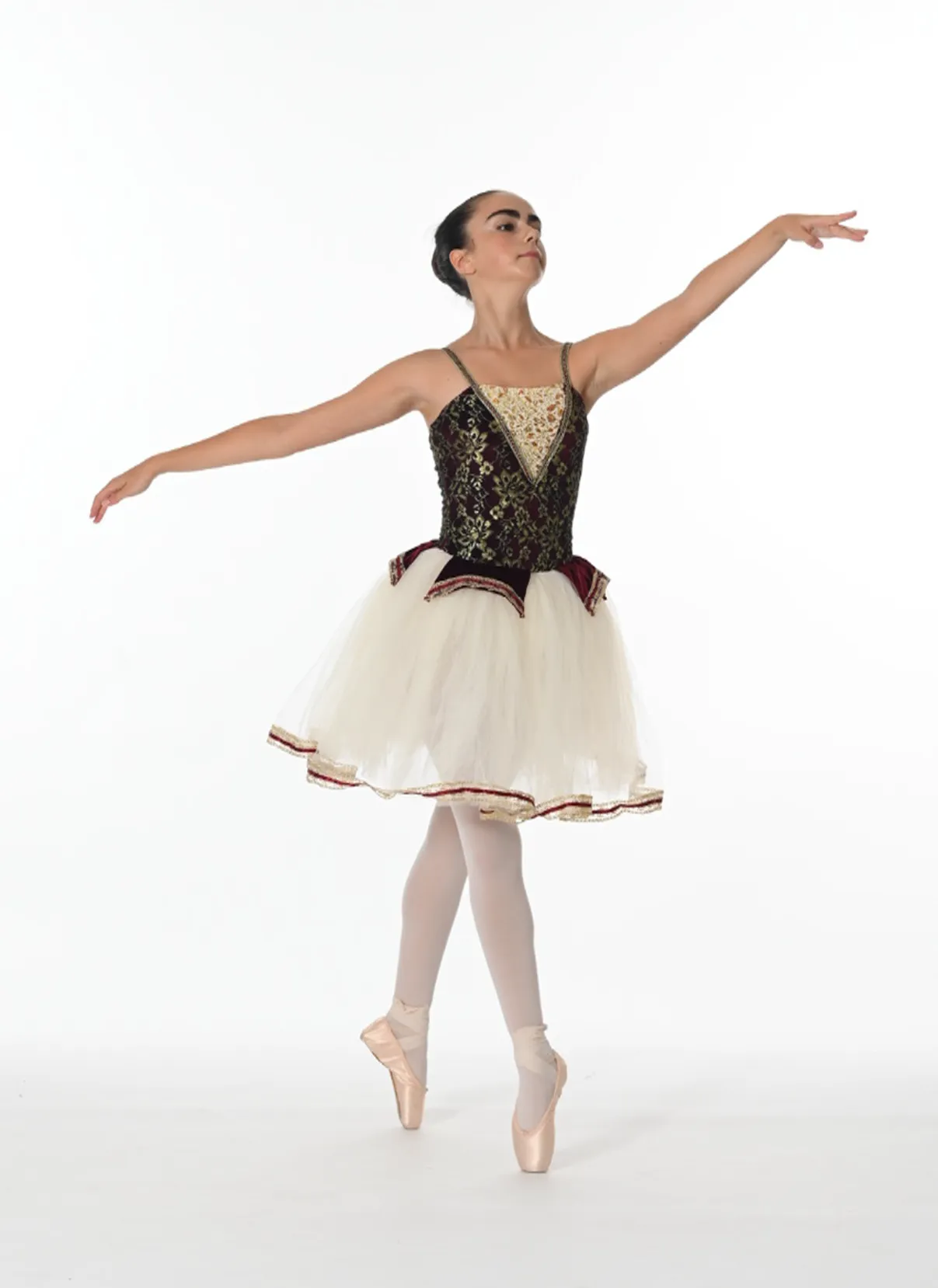 Tutu Rouge et Blanc Écru