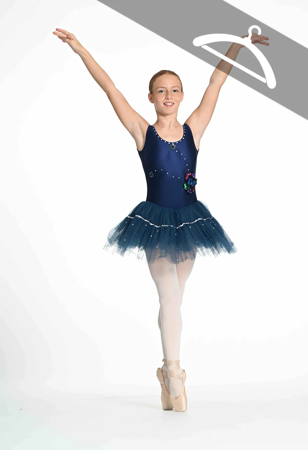 Tutu Bleu et Argent « Nuit Douce » - Essayage