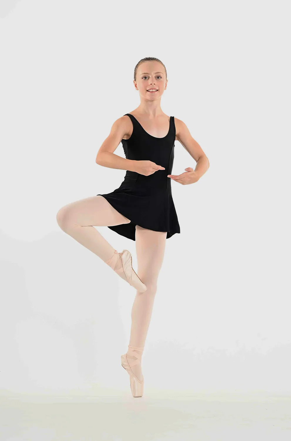 Justaucorps Noir avec Jupette Sansha