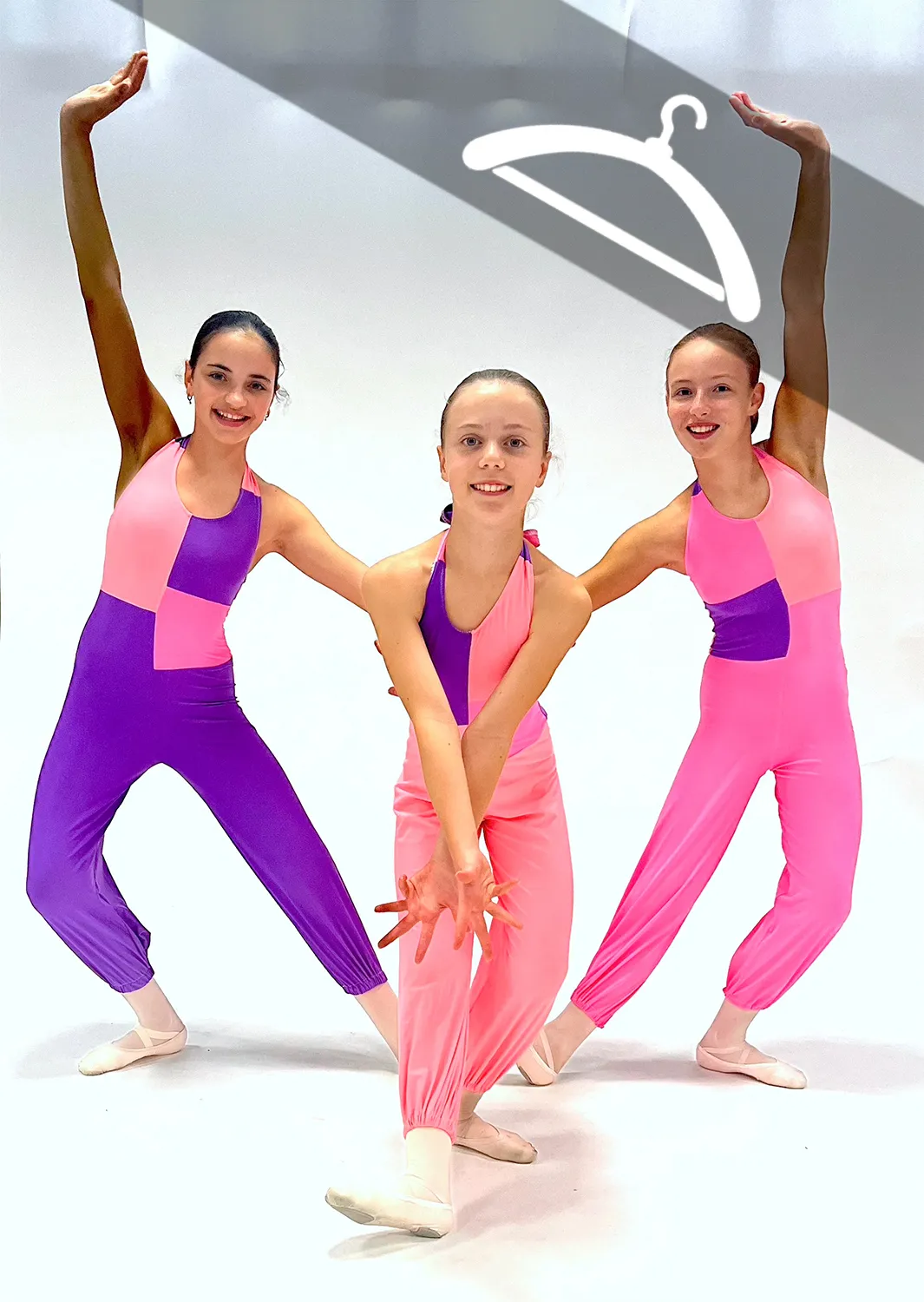 Académique Violet et Rose Pastel - Essayage