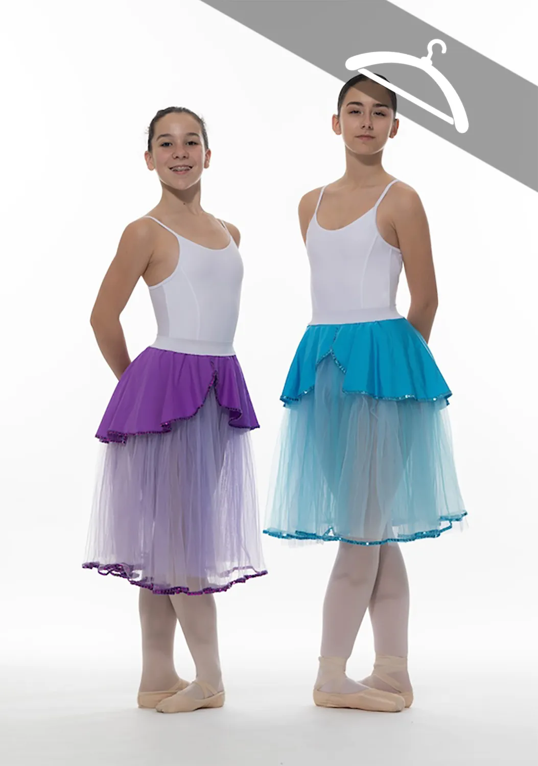 Jupe Transparente Asymétrique - Essayage