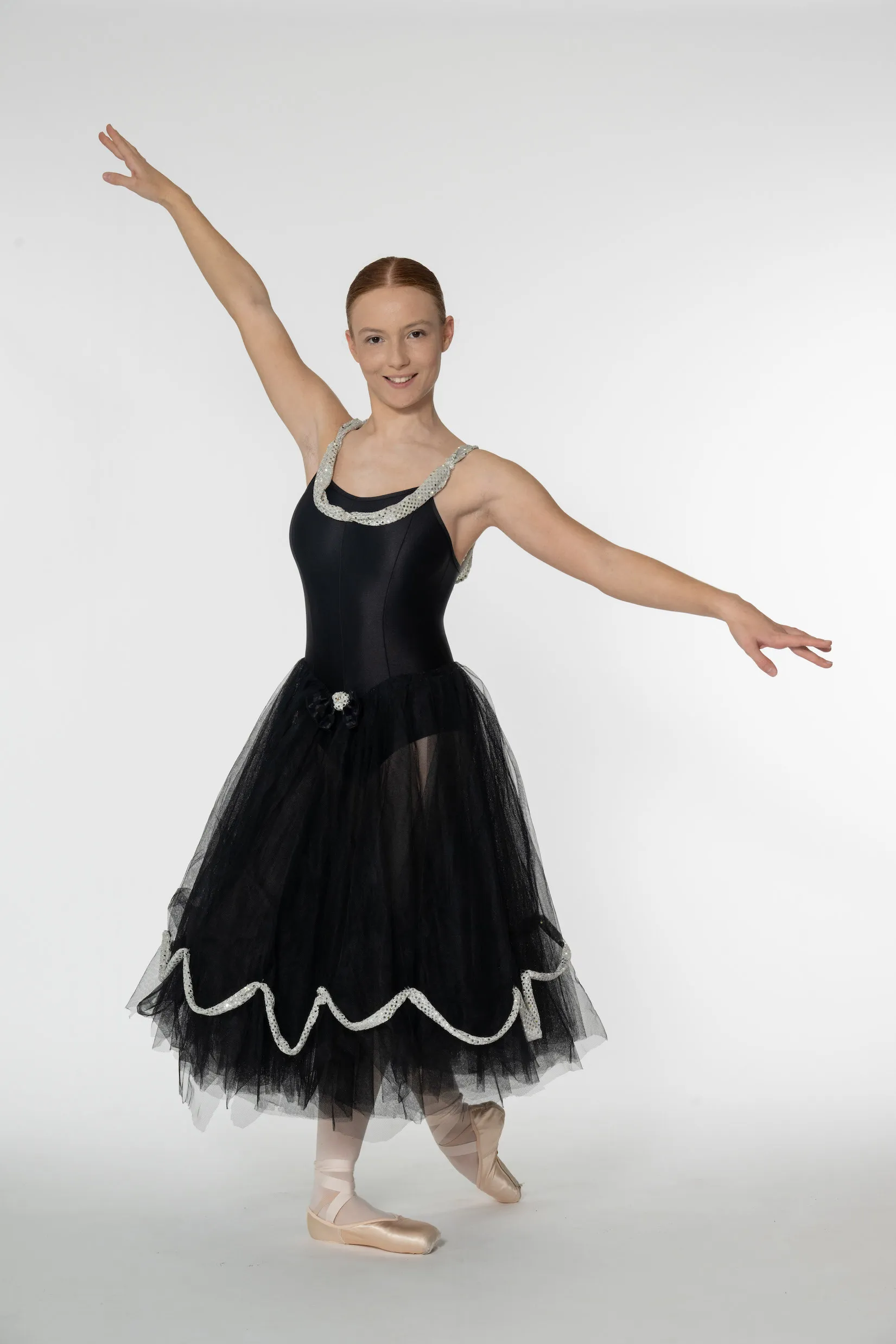 Tutu Long Noir et Argent