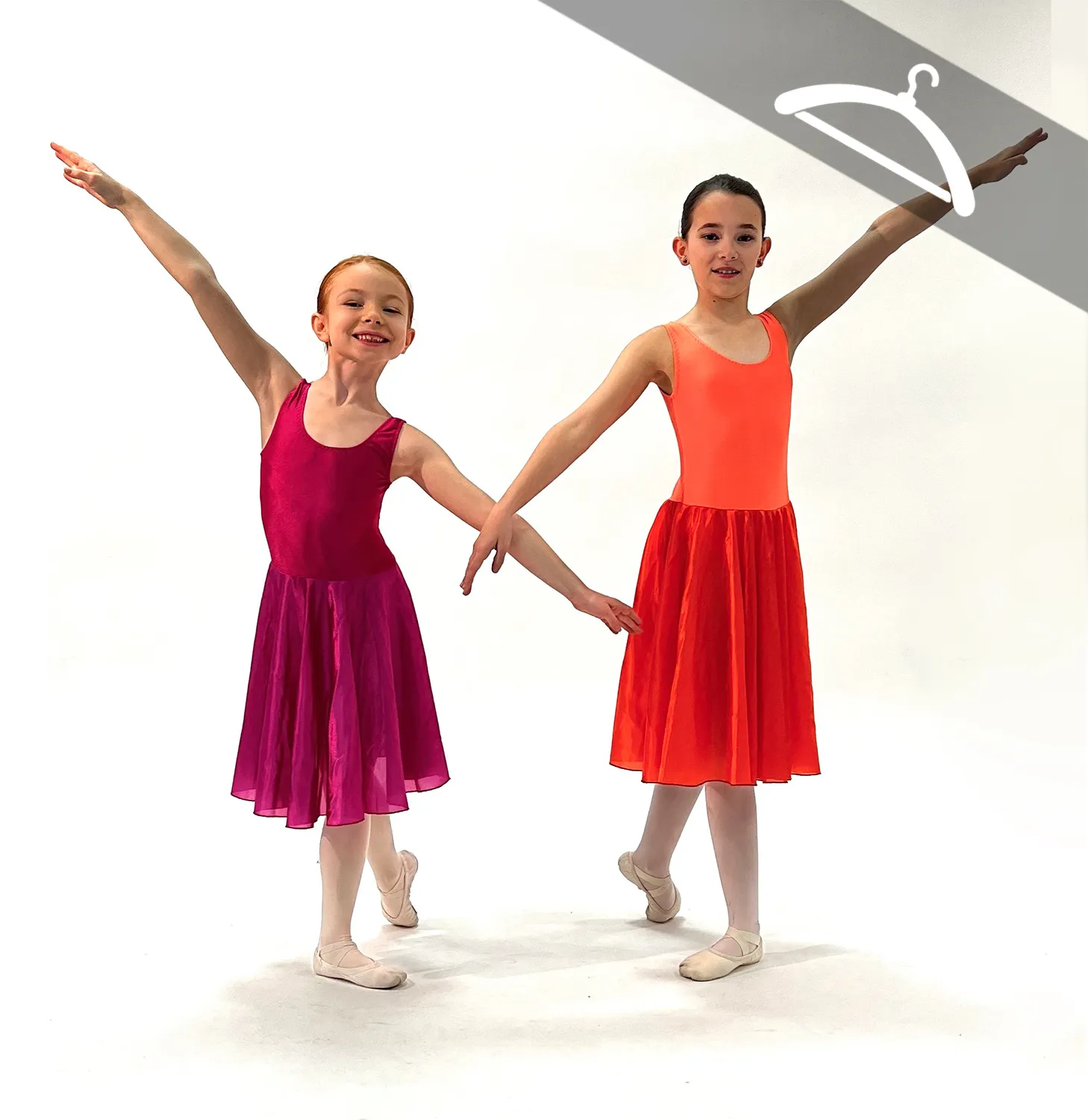 Robe Lycra Orange ou Fuchsia - Essayage