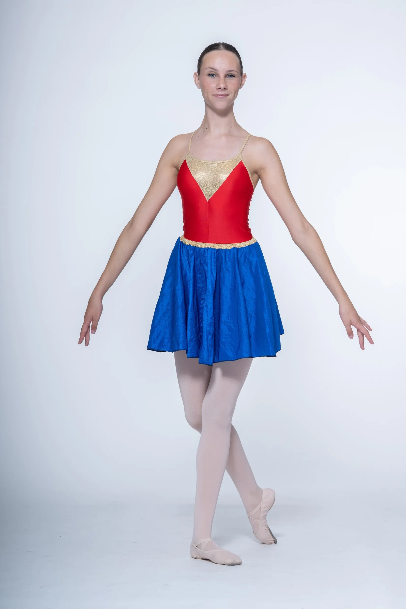 Combi-short avec jupe courte Wonder Woman réf : C31