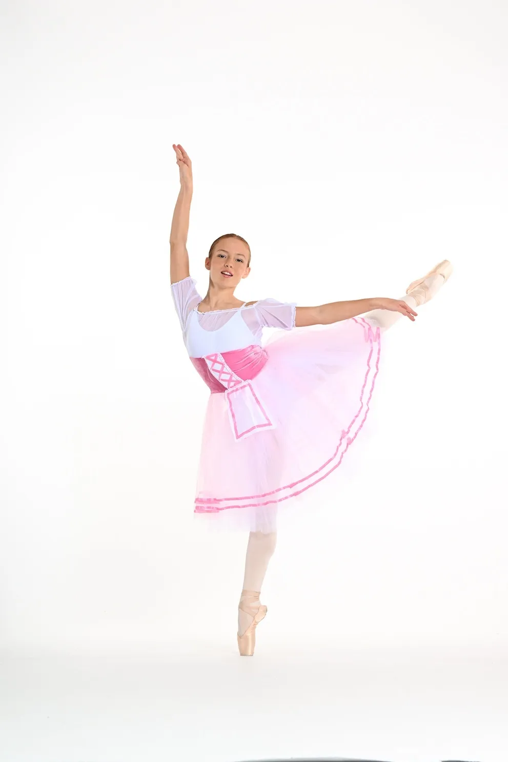 Tutu « Paysanne » Rose style Giselle réf : C82