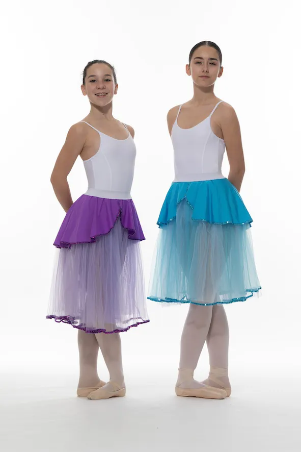 Jupe Transparente Asymétrique