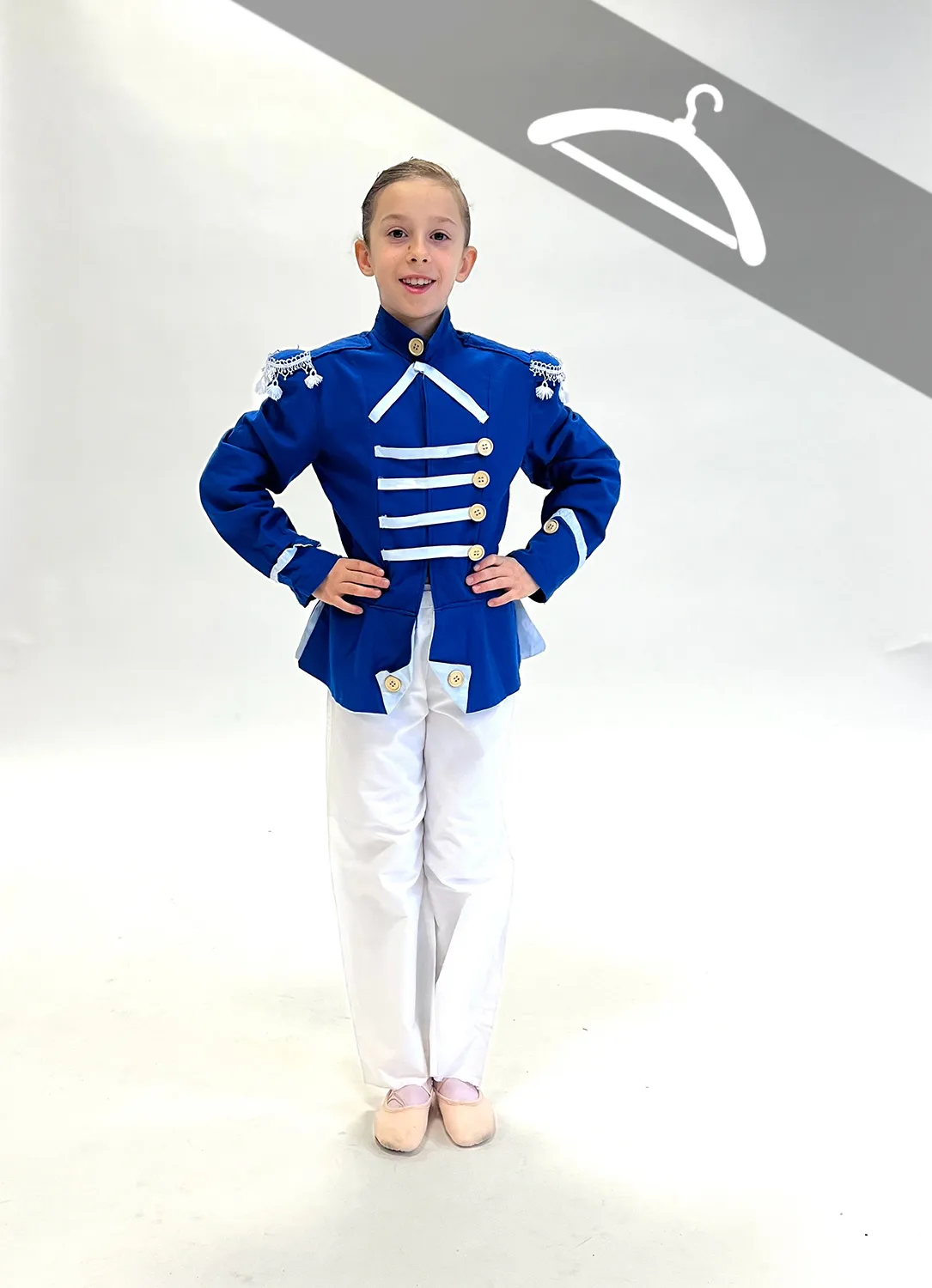 Costume Soldat Bleu - Essayage