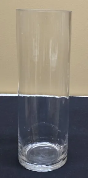 Hurricane Vase 12 inch, 4 in opening