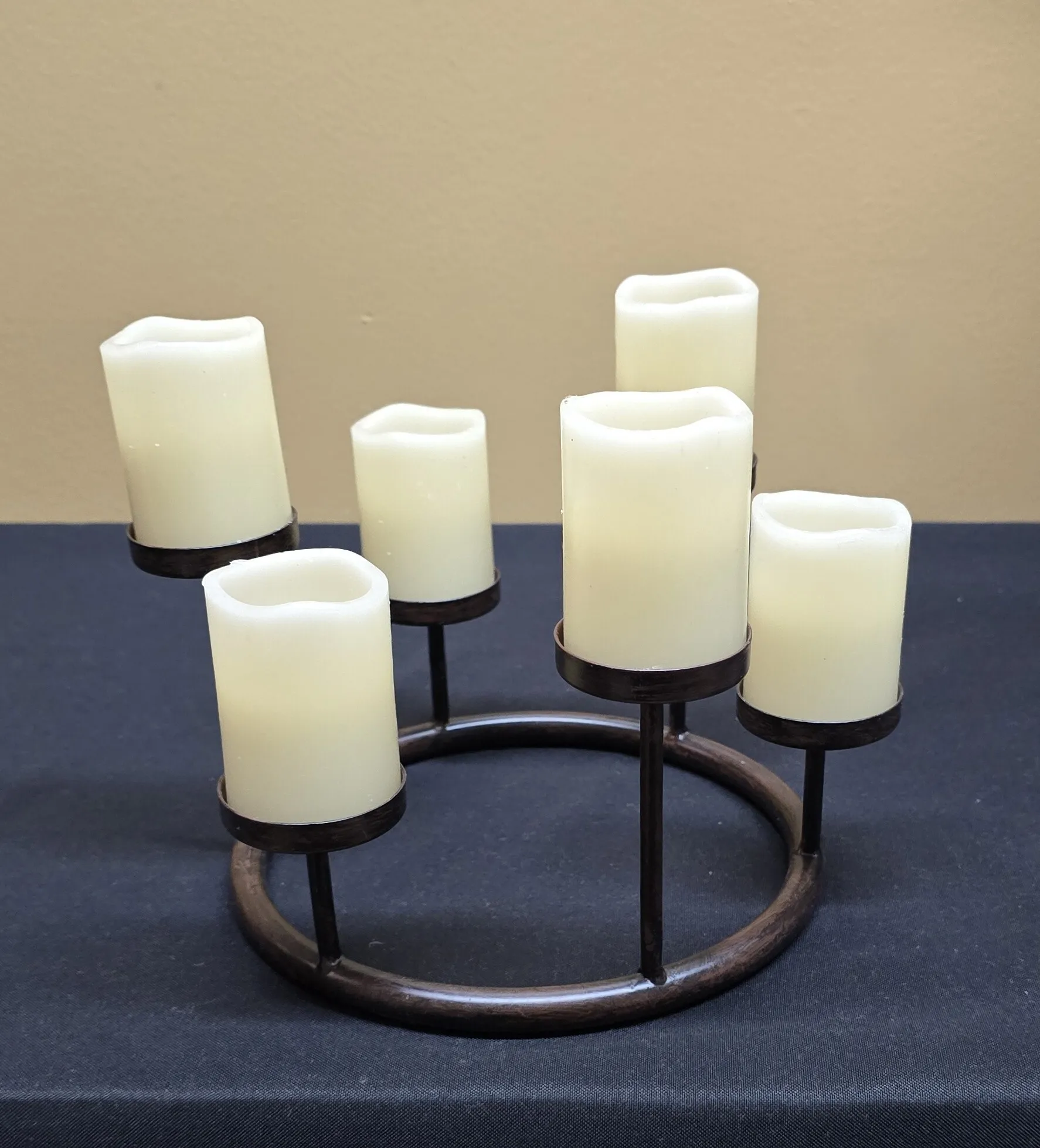 6 Plate Candle Holder 8 inch