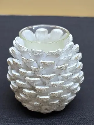 Pinecone Votive - 4 Inch