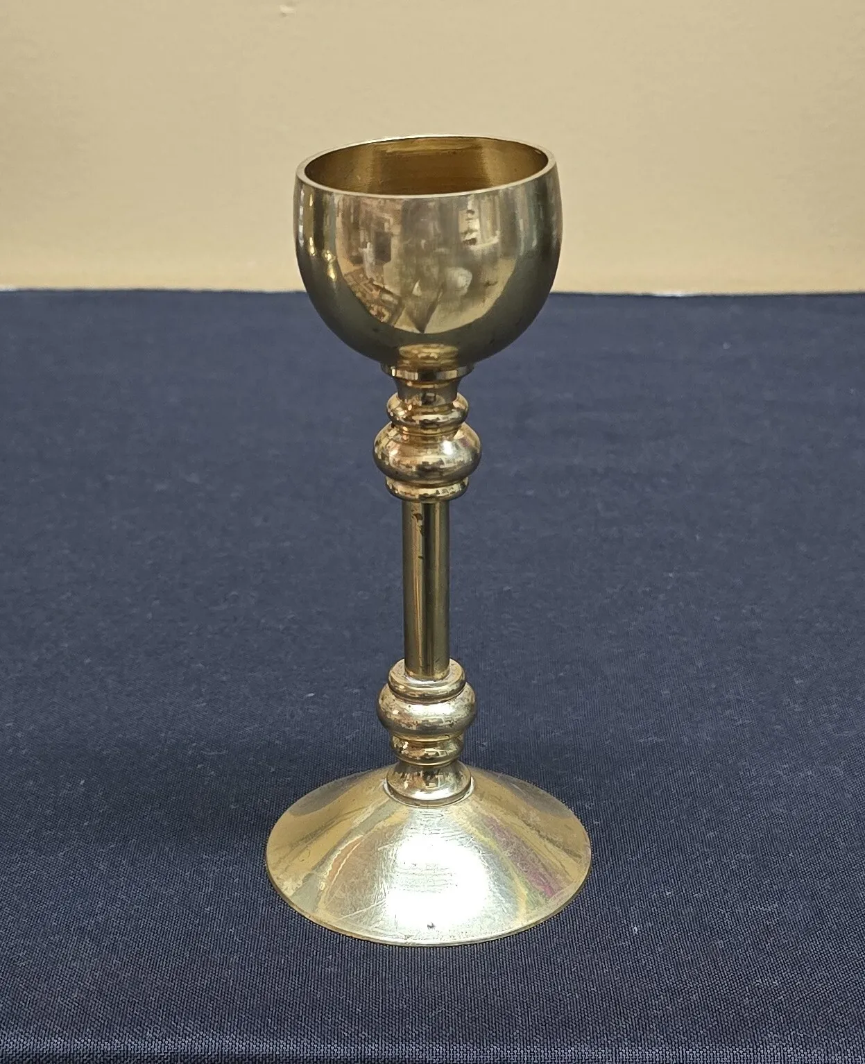 Brass Cup Votive 6 inch