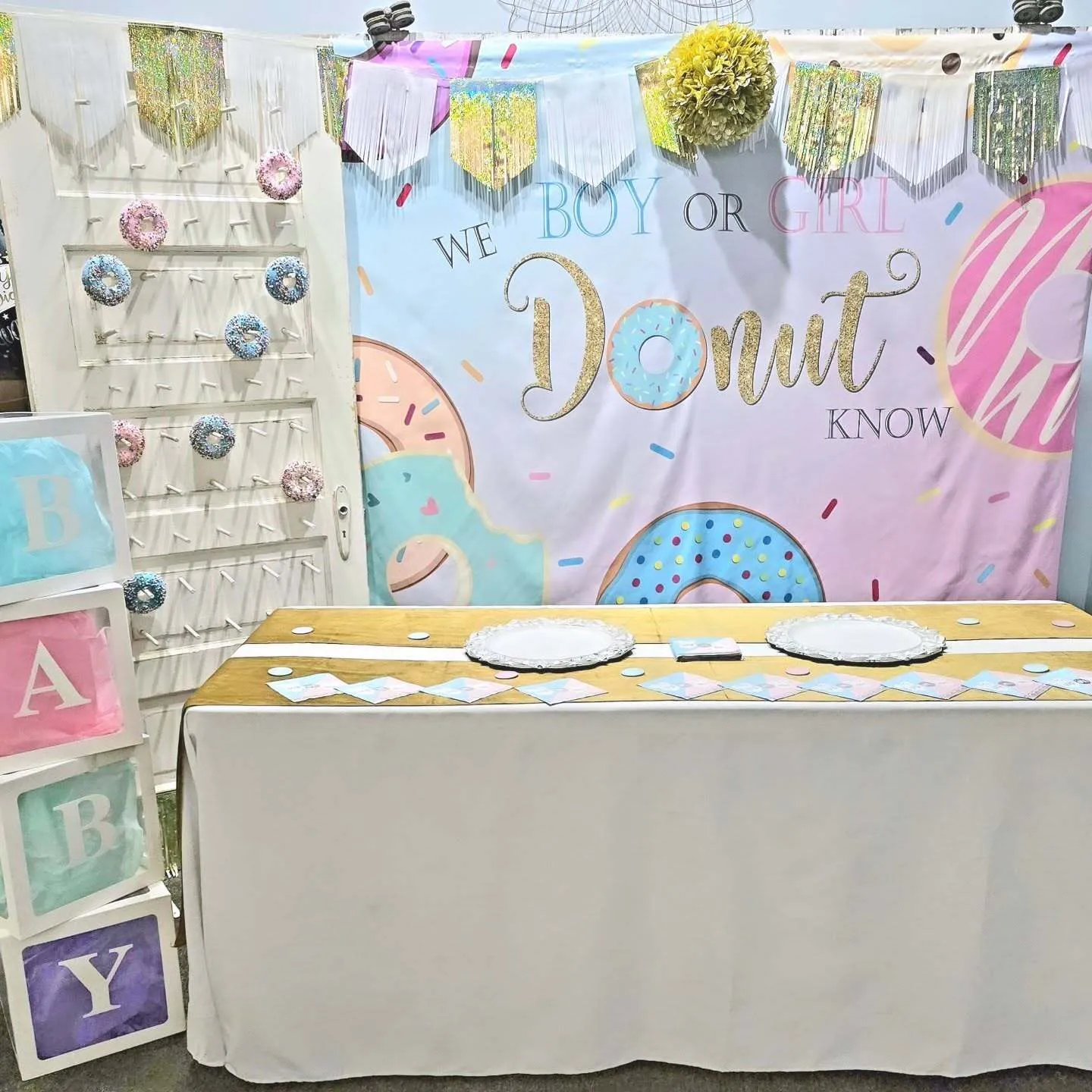 We Donut Know Backdrop