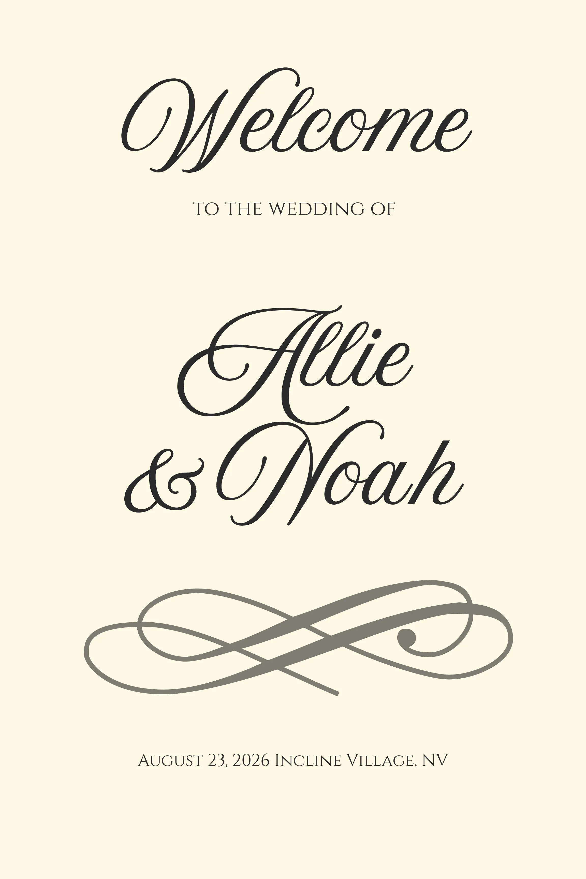 Welcome Signs 24 x 36 inch foam board