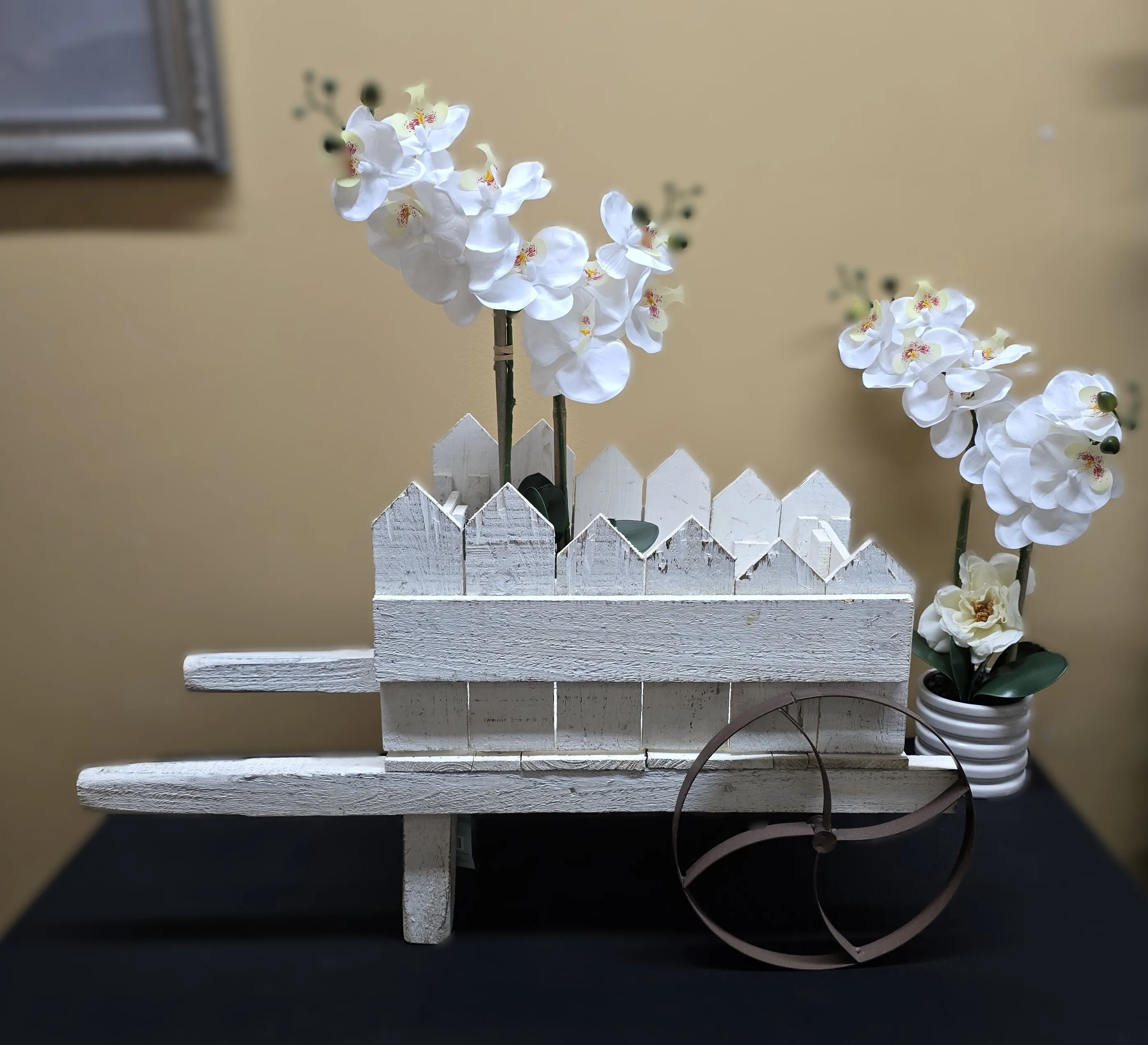 Picket Fence Wheelbarrow