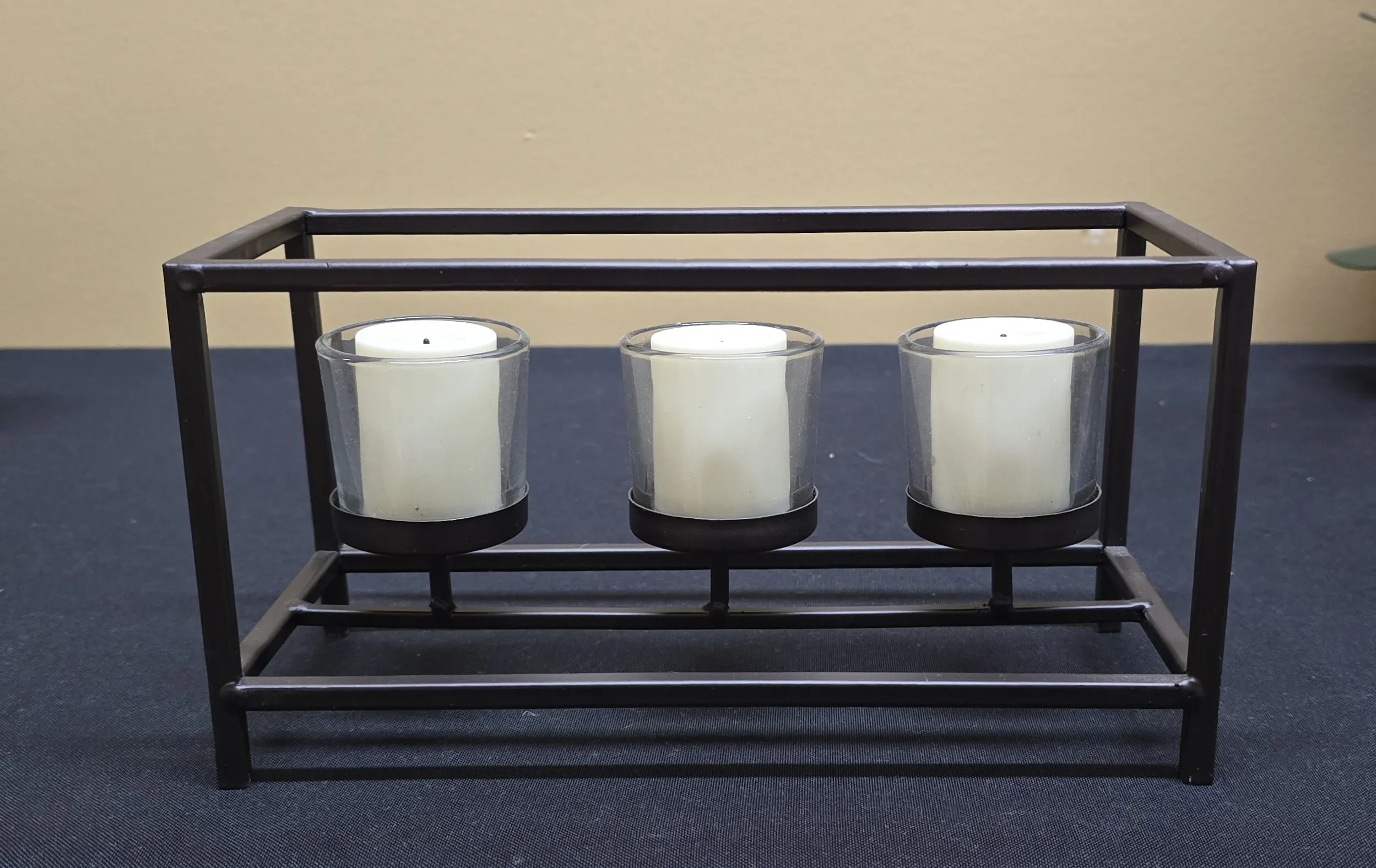 3 Candle Holder 9 x 5 inch
