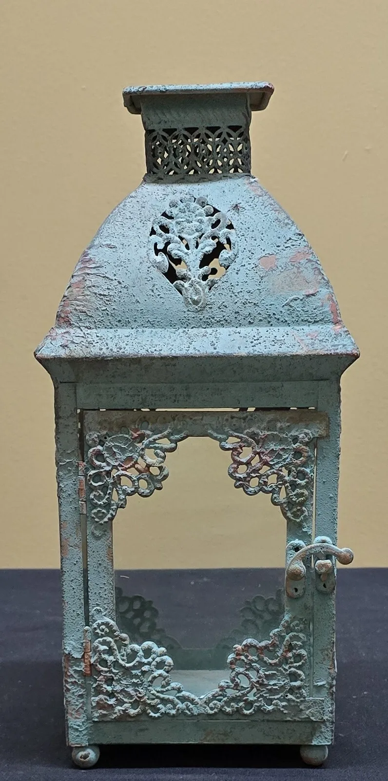 Turquoise Vintage Lantern-rectangle