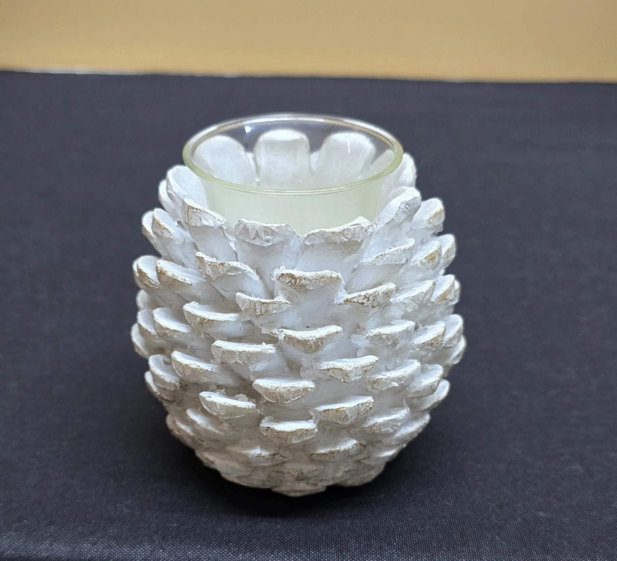 Pinecone Votive 4 inch