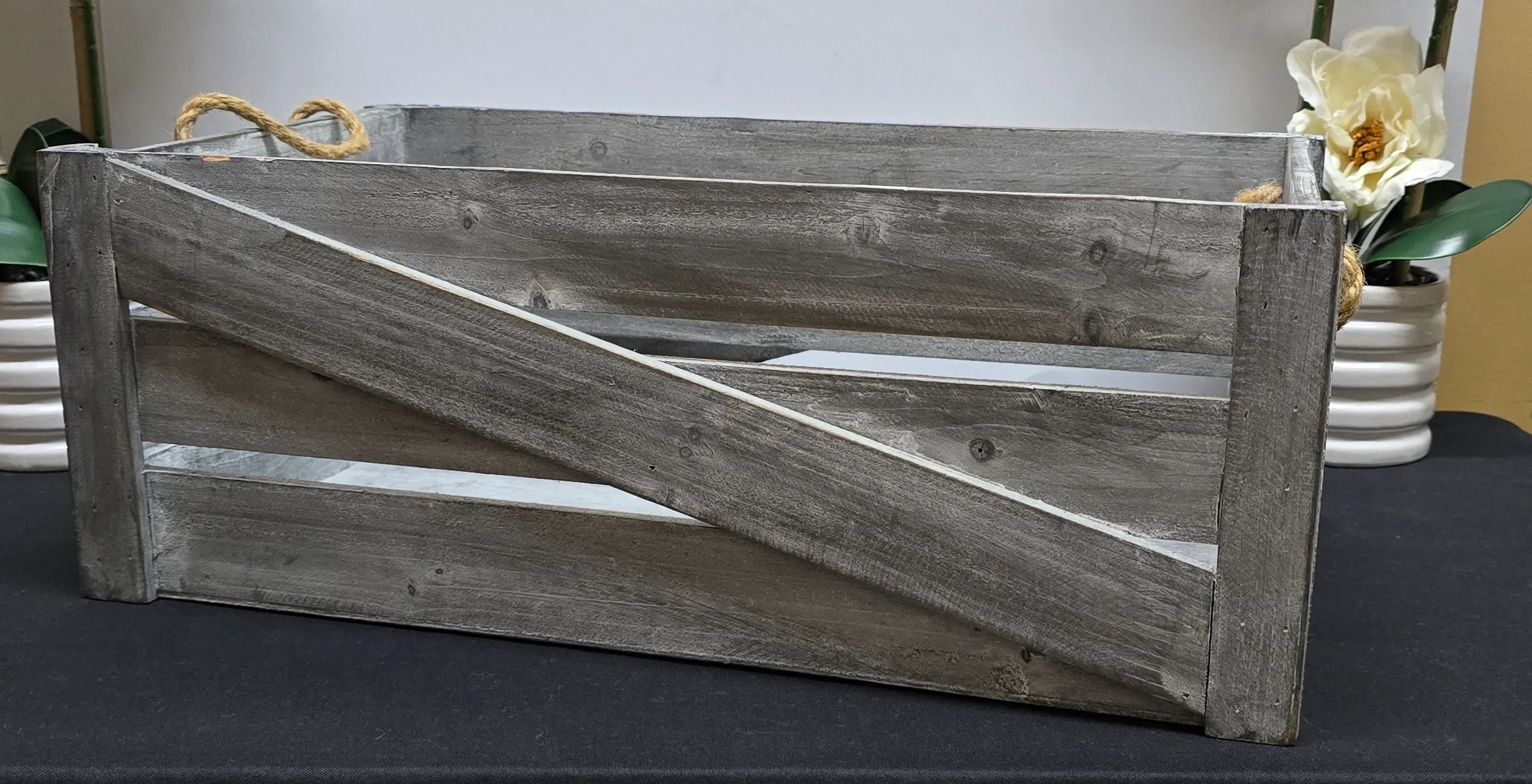 Whitewash Crate large