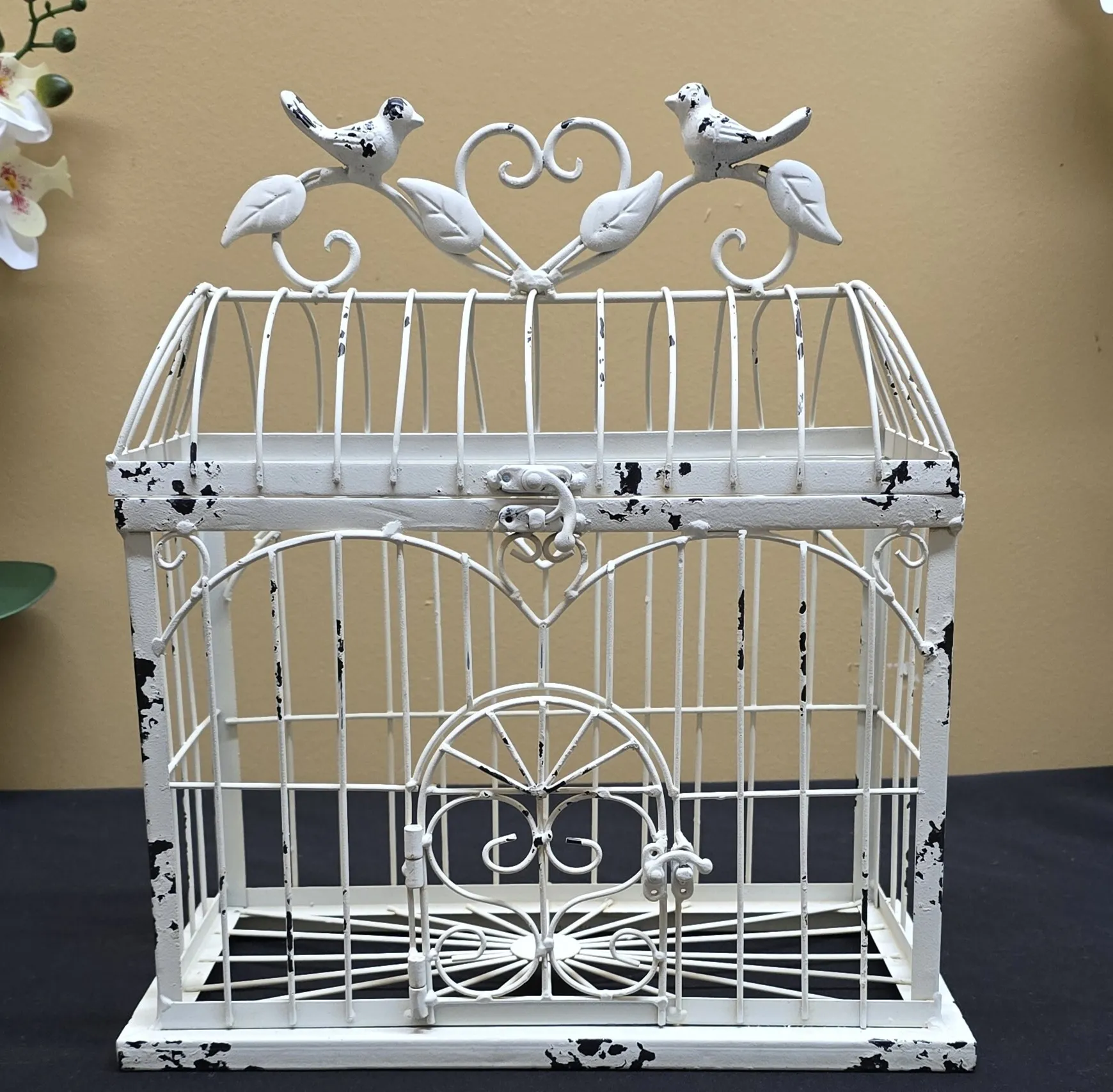 White Vintage Birdcage