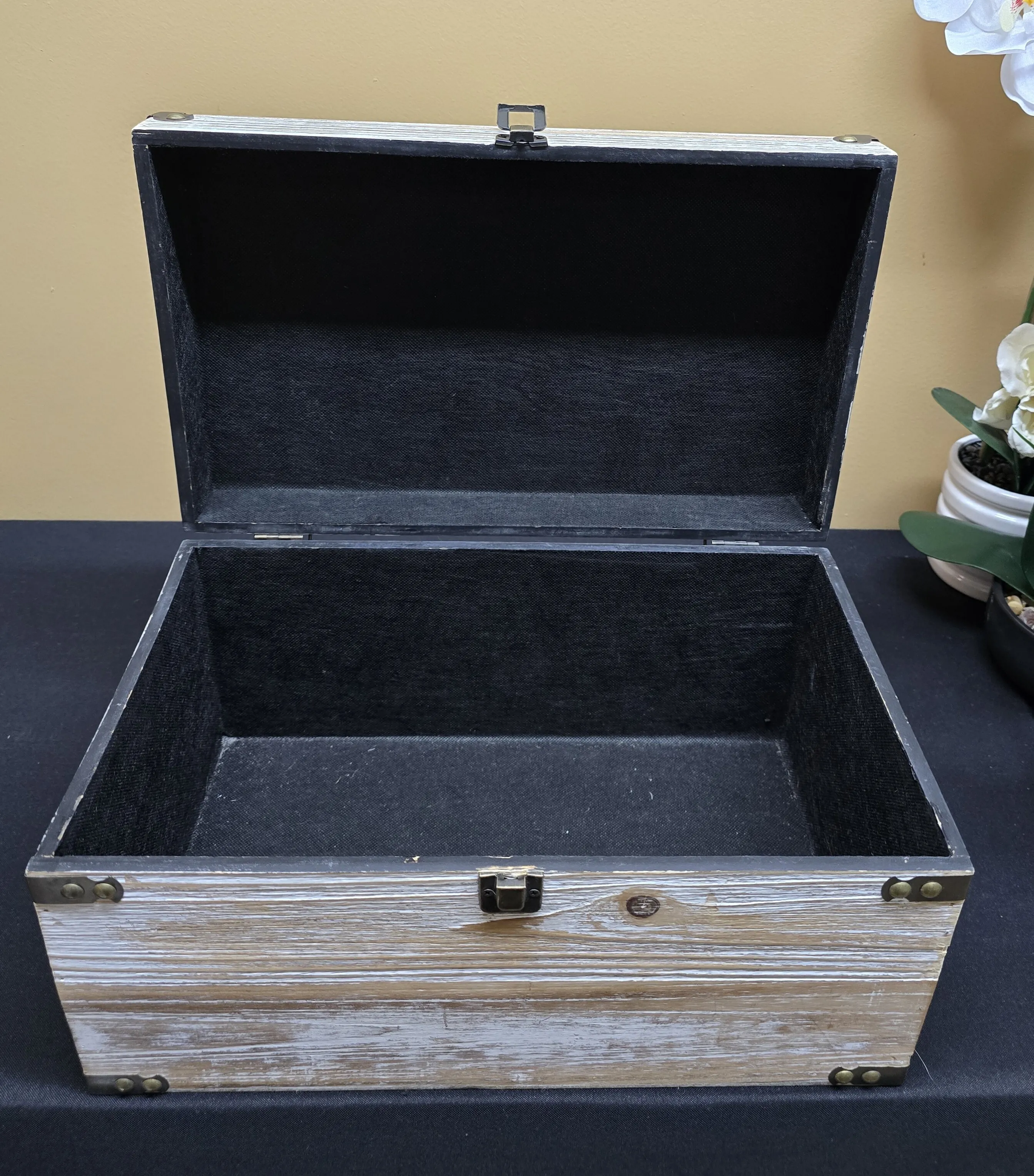 Wood Card Box 16 x 8 inch