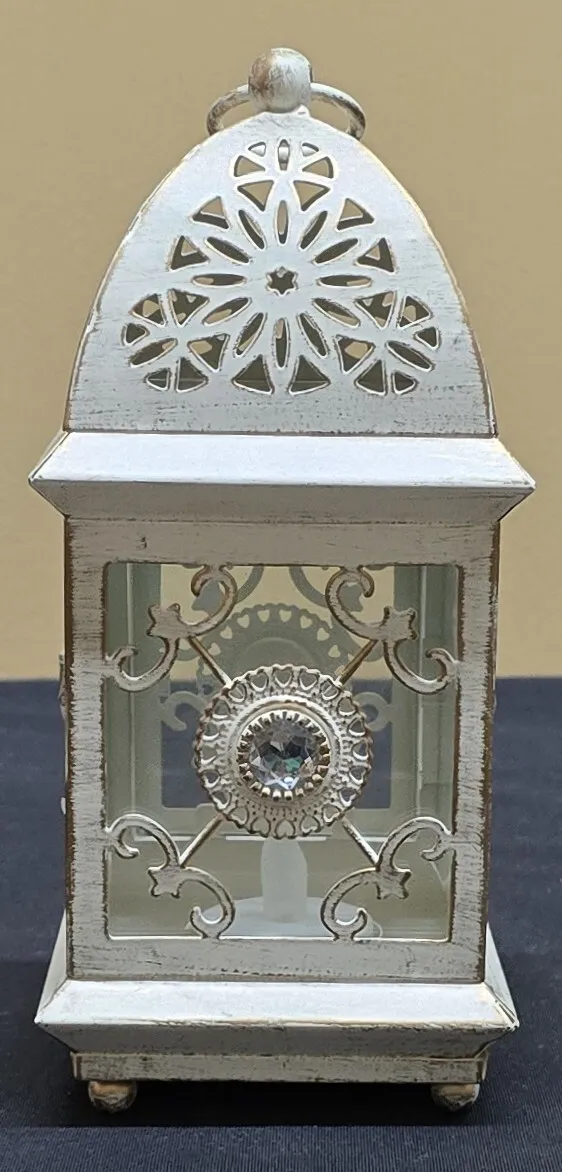 Metal Ivory Lantern