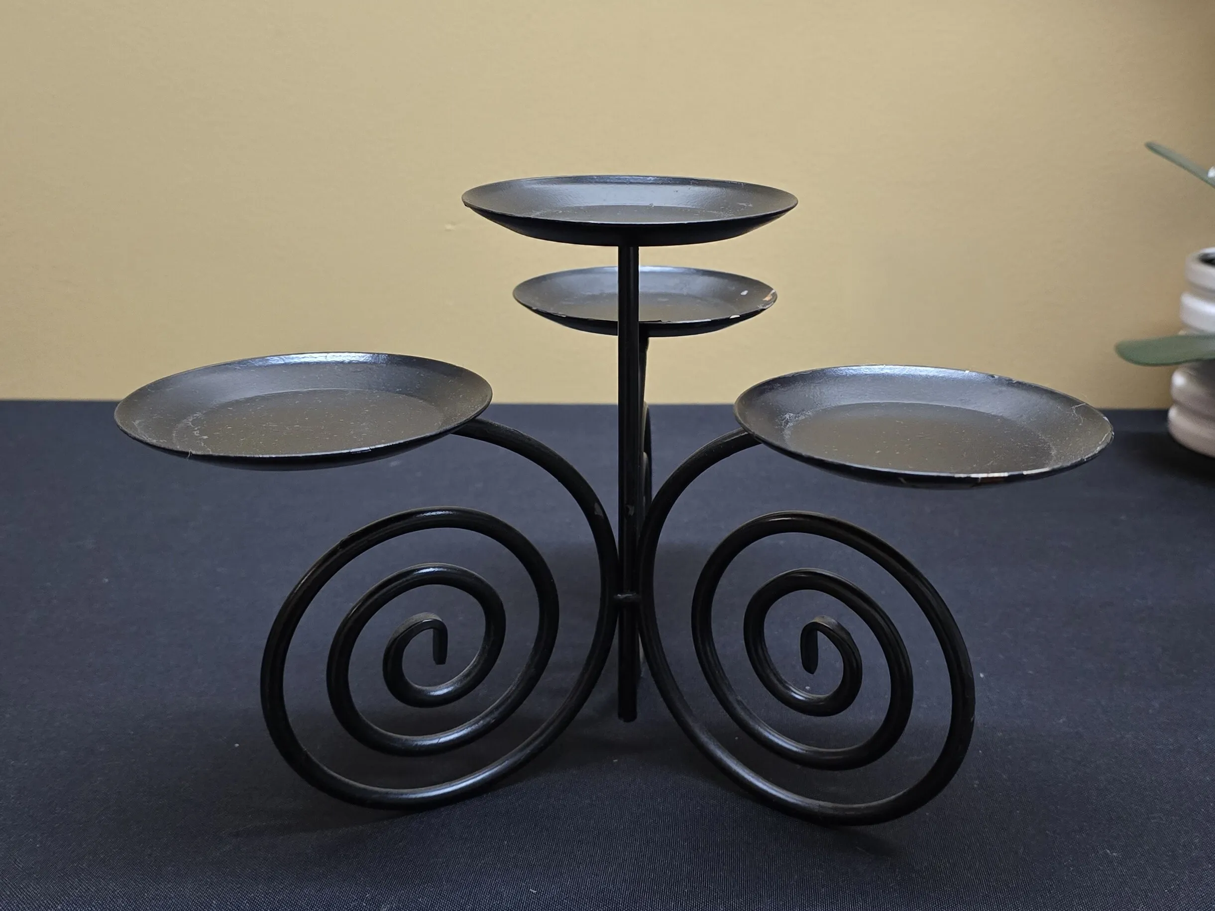 Four Plate Candle Holder 11 x 8 inch