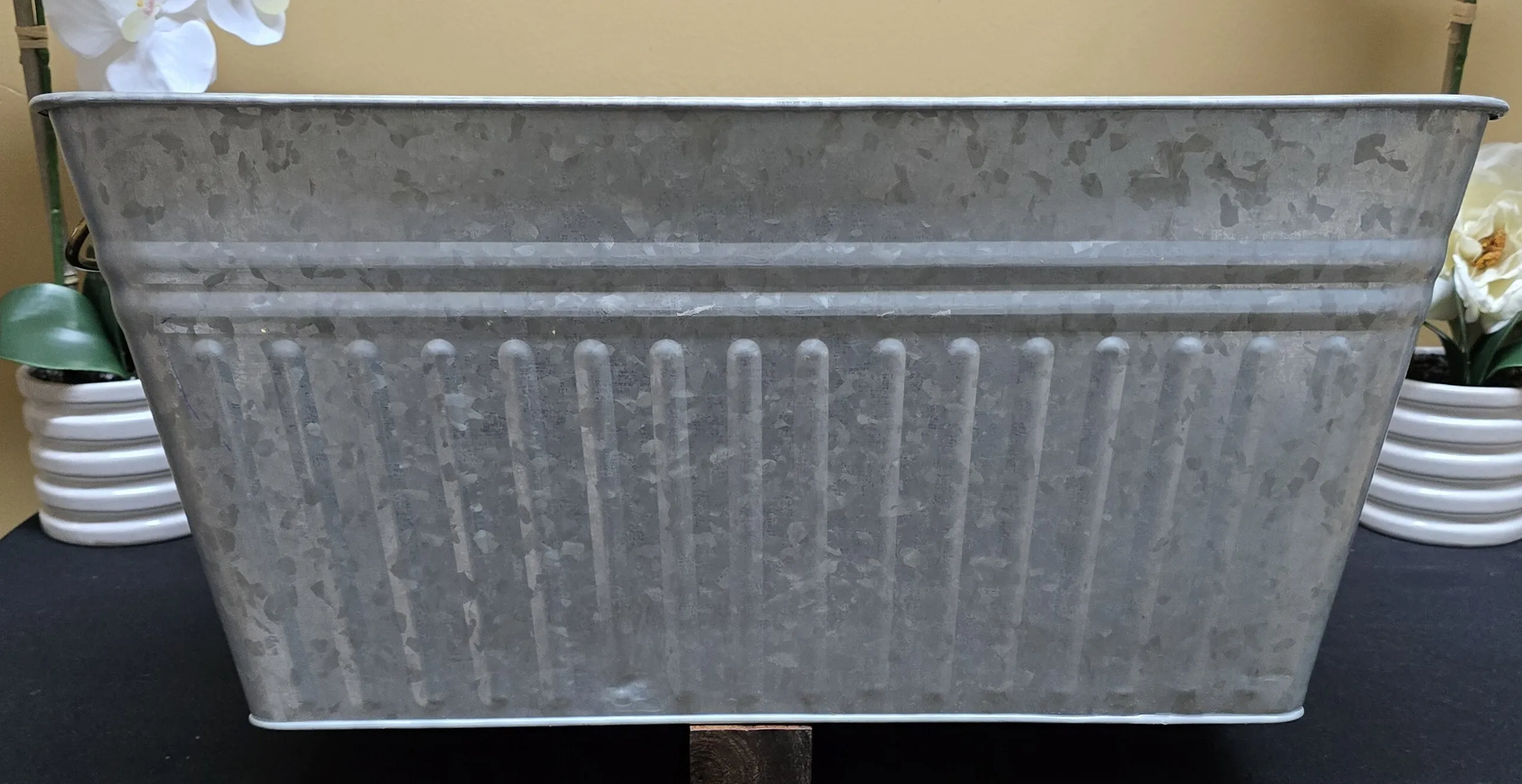 Galvanized Bucket - Rectangle