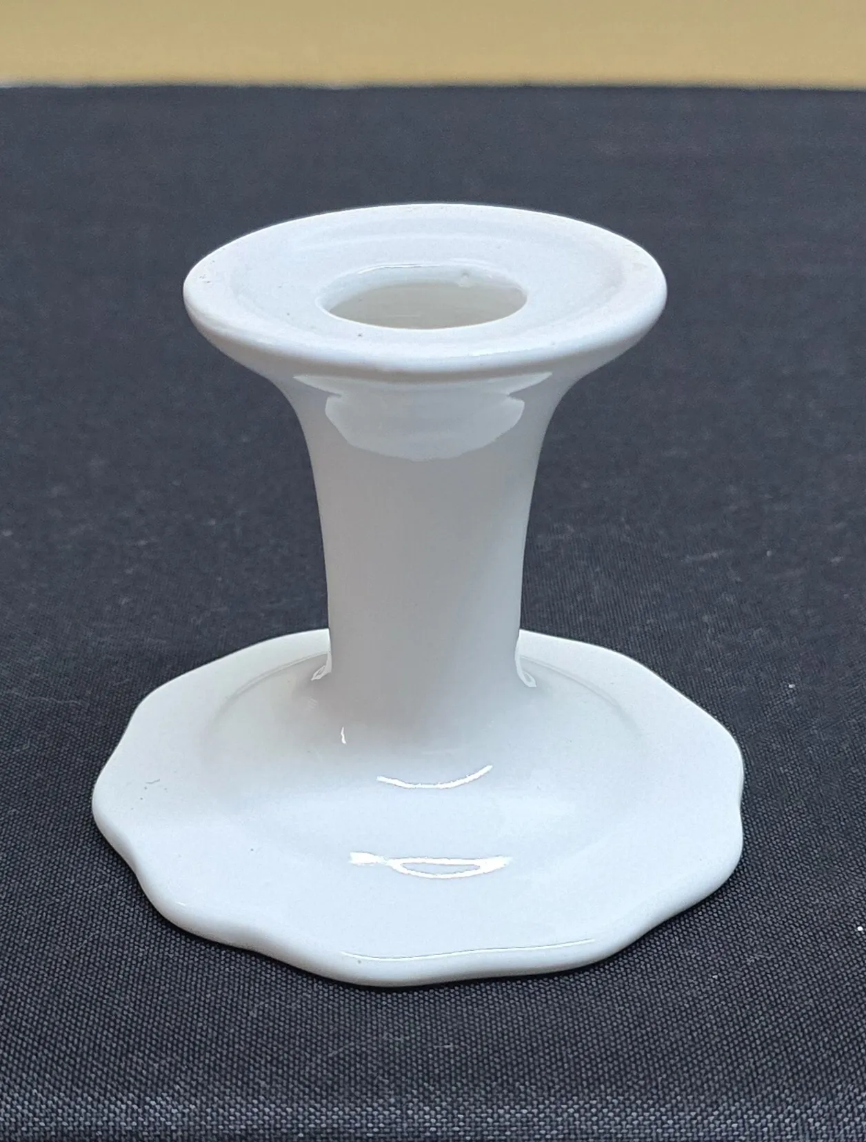 White Candle Holder 3 inch