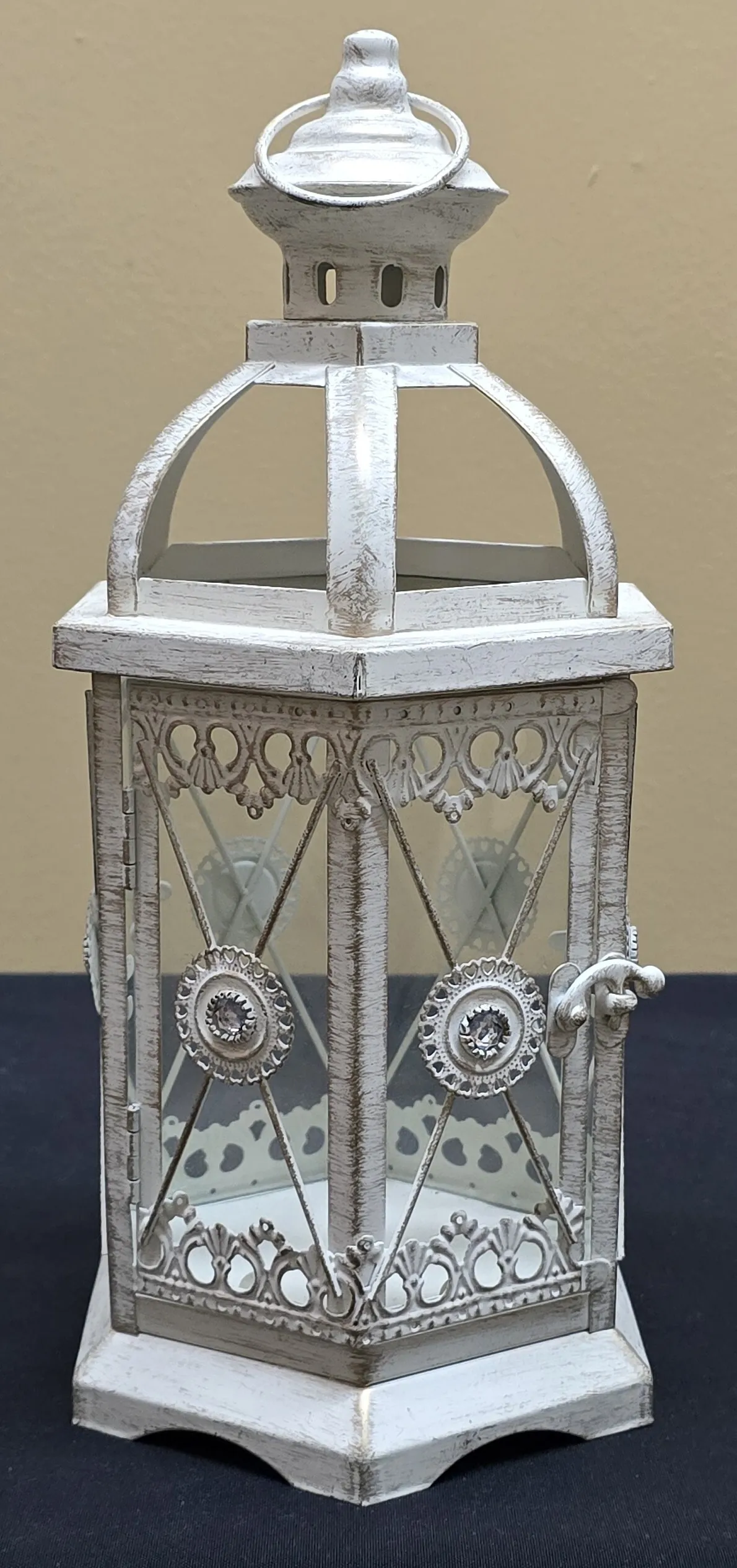 Ivory Metal Lantern