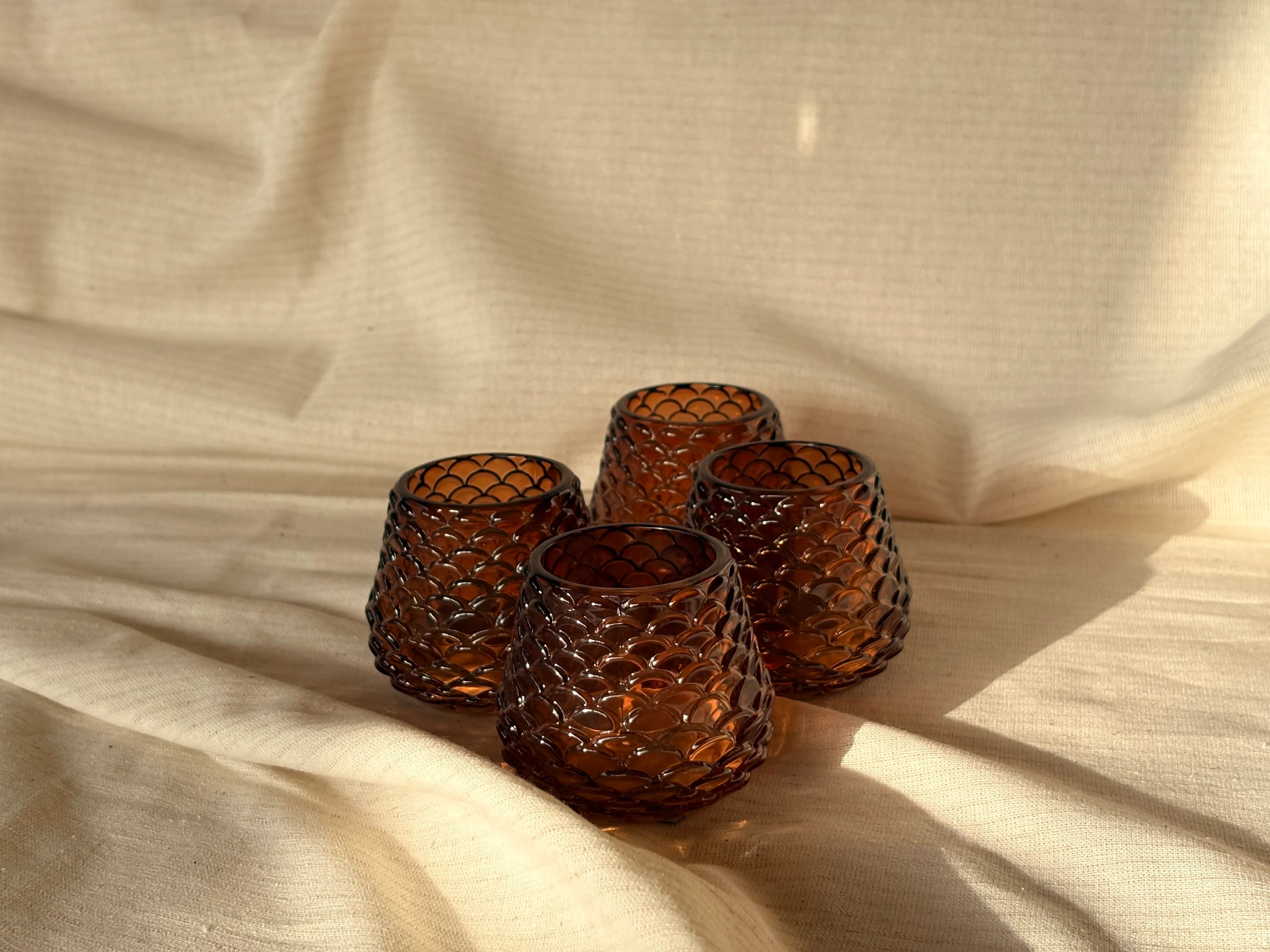 Theelichthouder Dennenappel