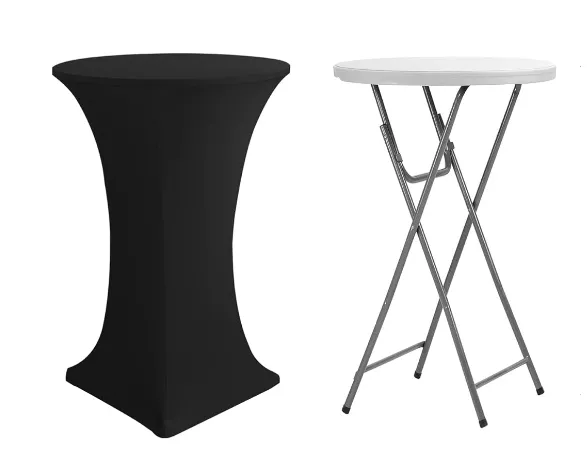 Round Bar Height Cocktail Table