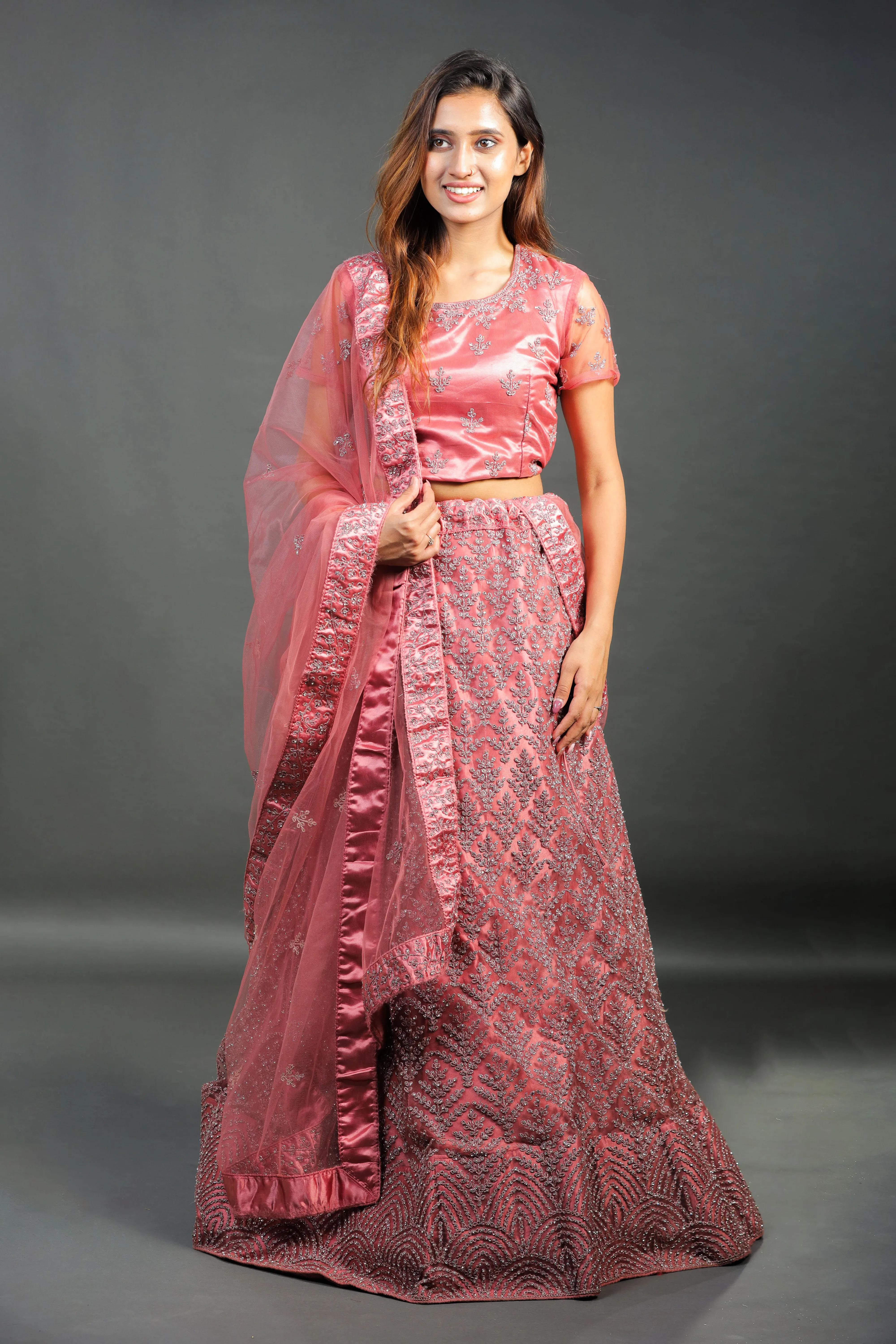 Pink Lehenga - L0005 , BUL