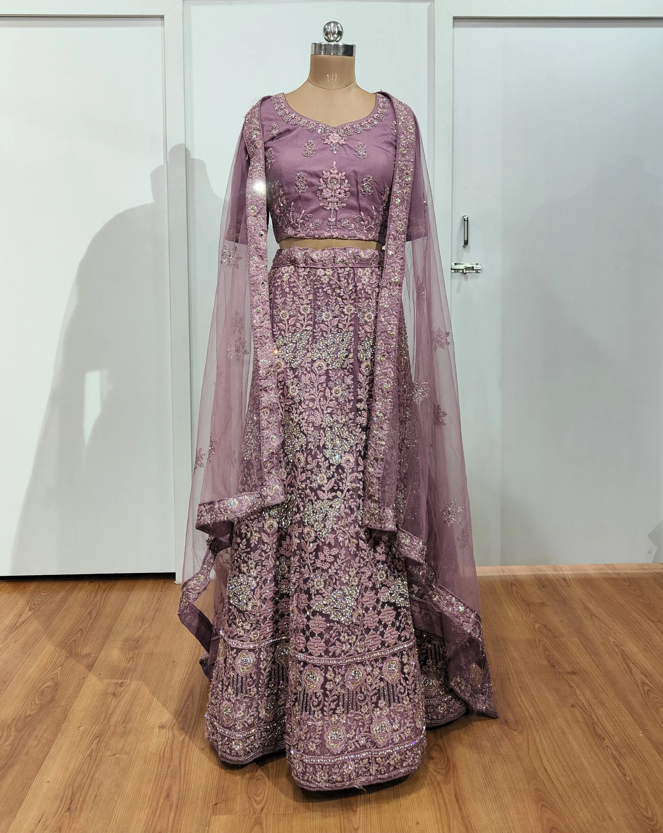 Jarrakan Onion Pink Lehenga - L6023, L6024, L0032, L5011 , BSL , BUL