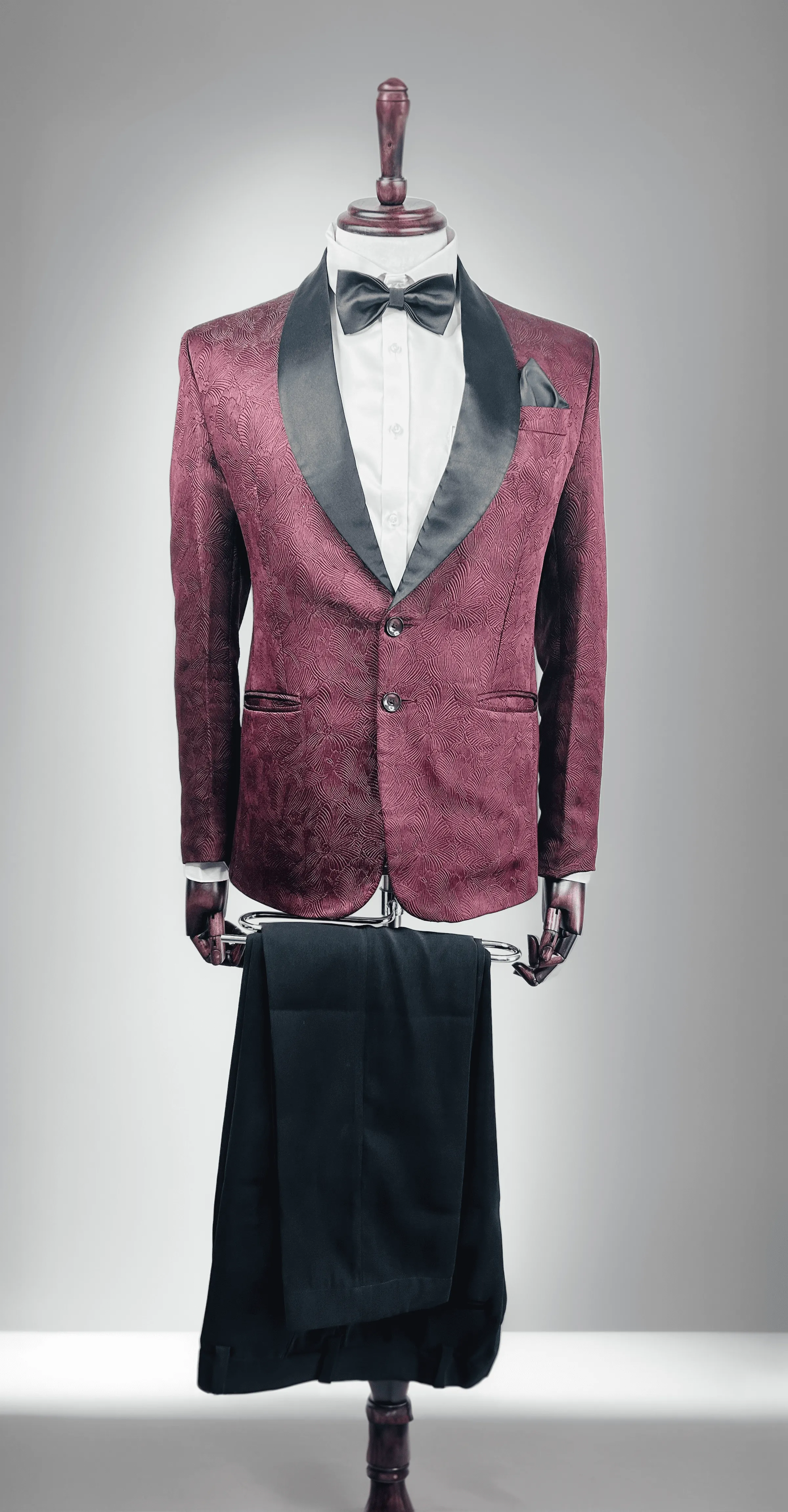 Maroon Shine Tuxedo