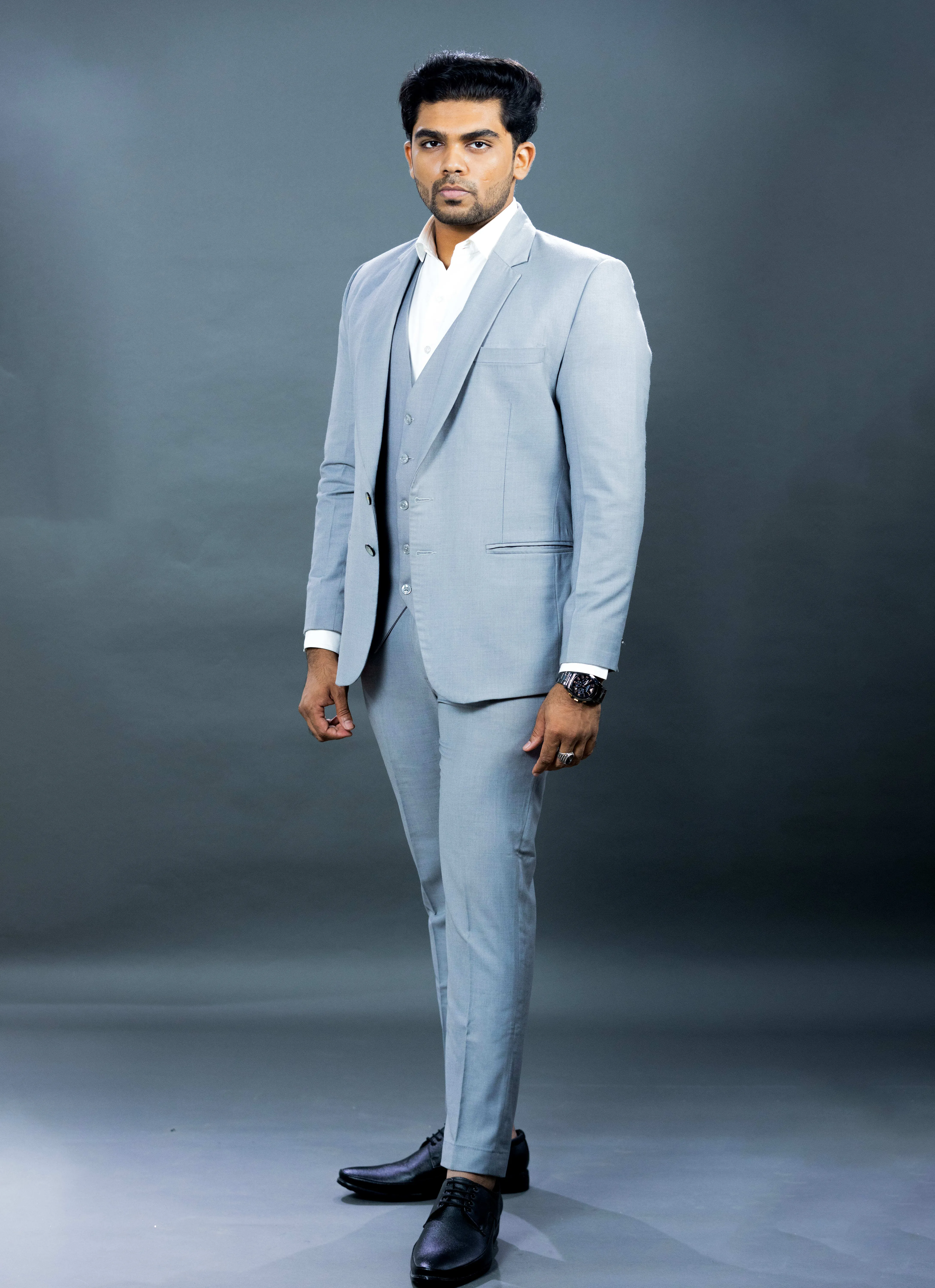 Light Grey 3 Piece Suit