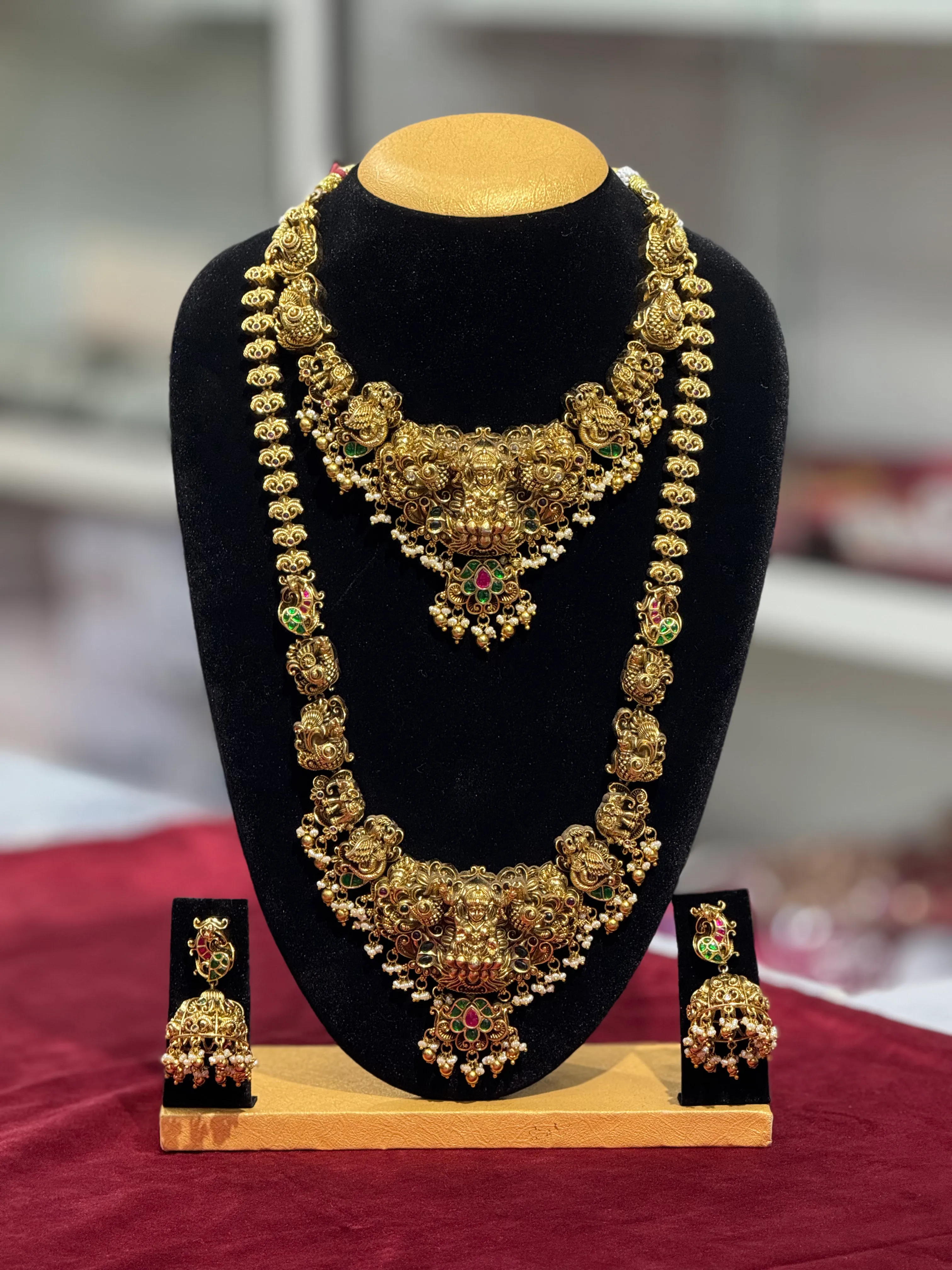 Two chain Gold Muhurtham Jewellery - TP0020