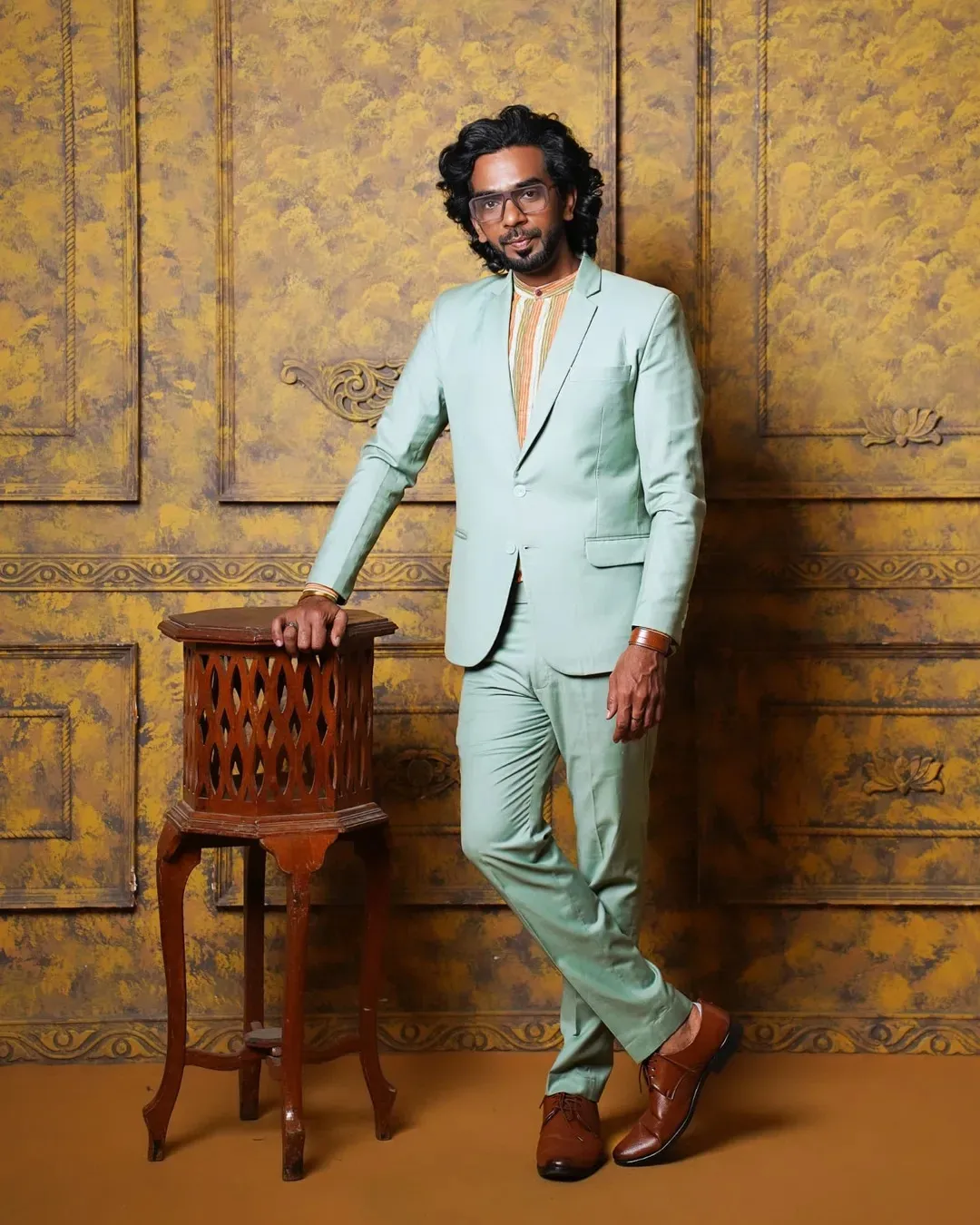 Pista Green 3 Piece Suit