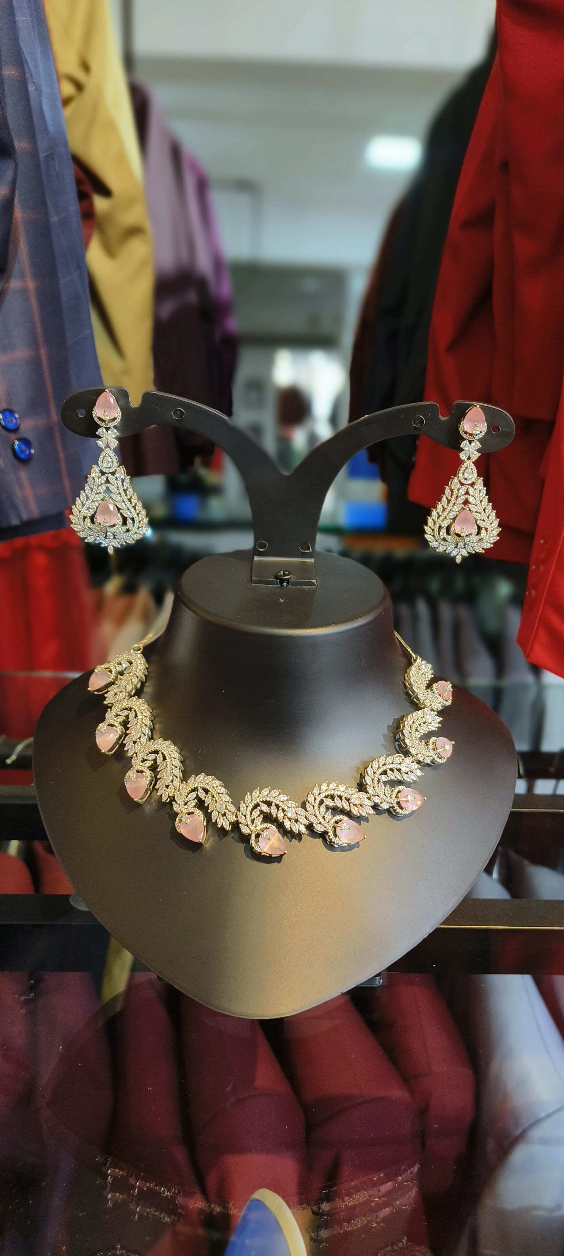 Pink Choker Stone Jewellery