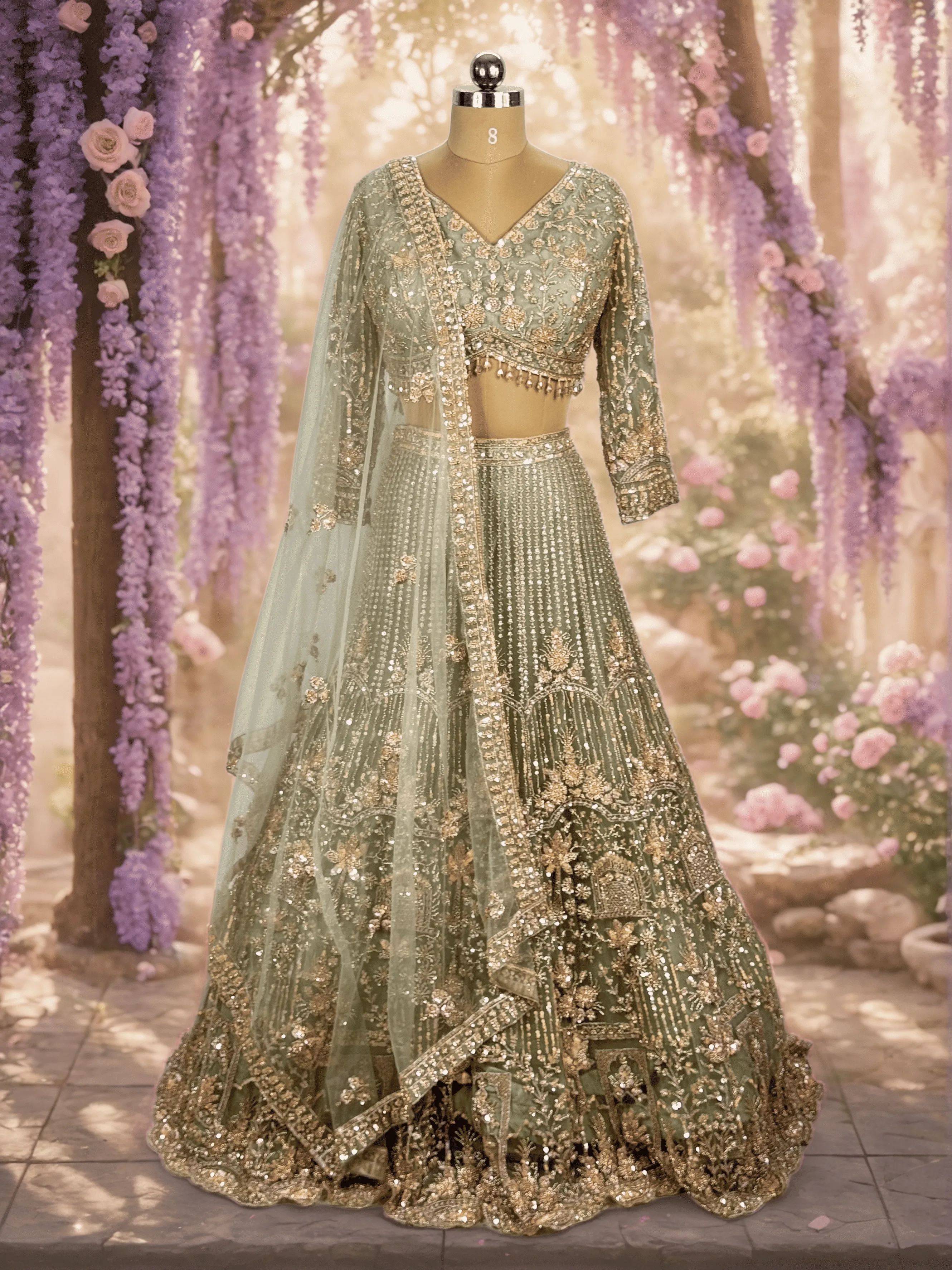 Limerick Bridal Lehenga - GRW