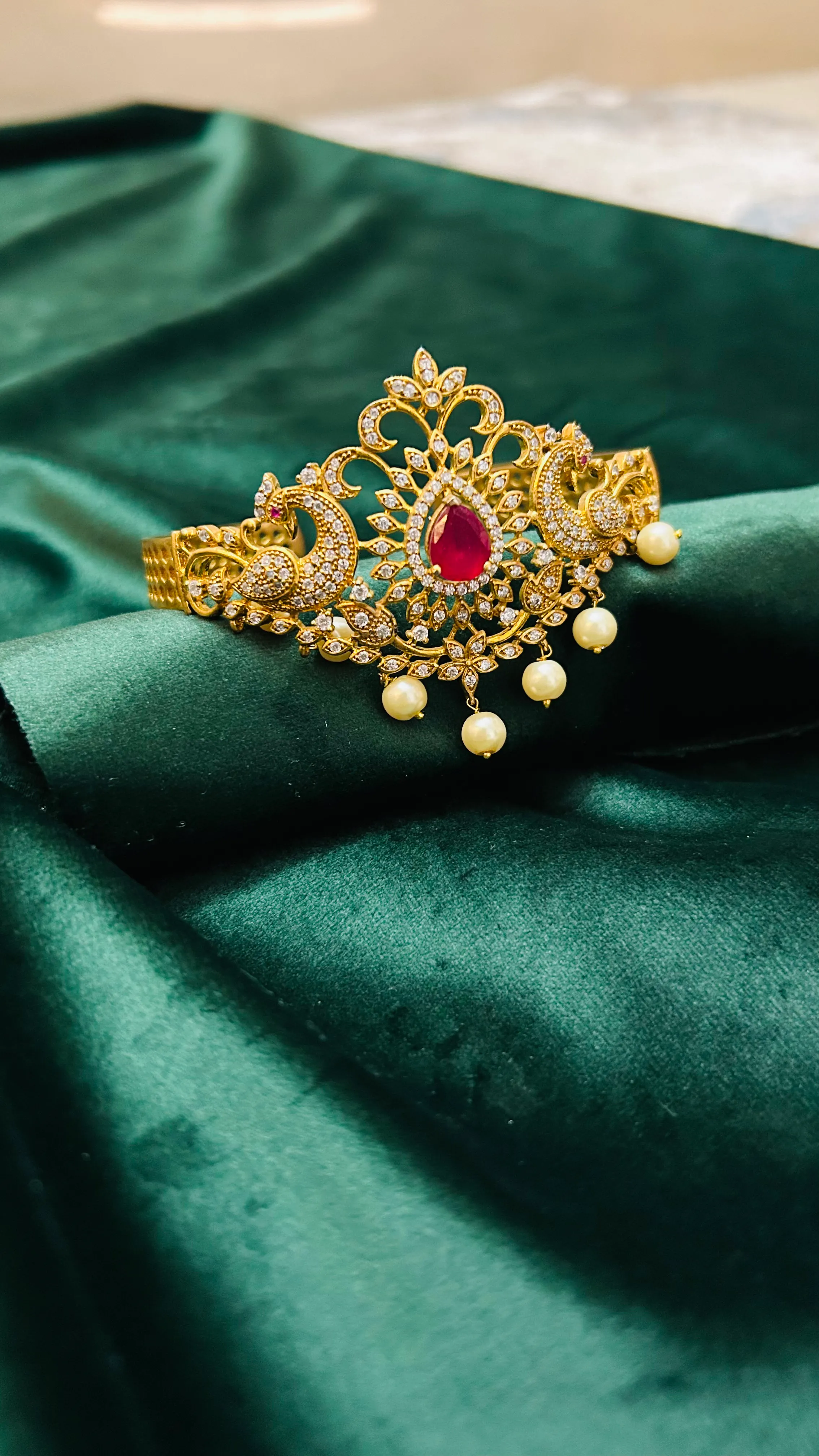 Peacock Diamond Armlet - TP0012