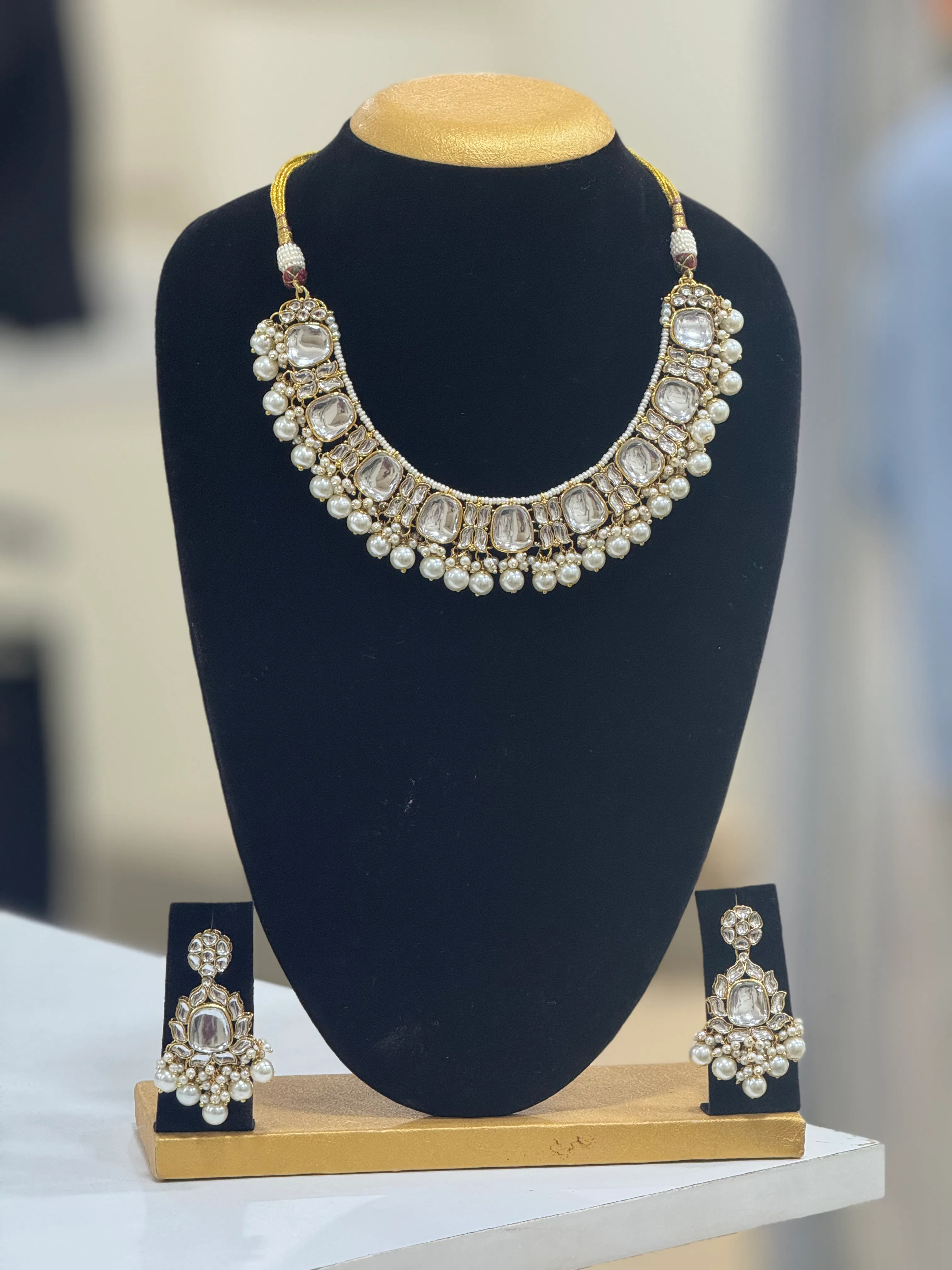 Ivory Namya Kundan Jewellery - K0023