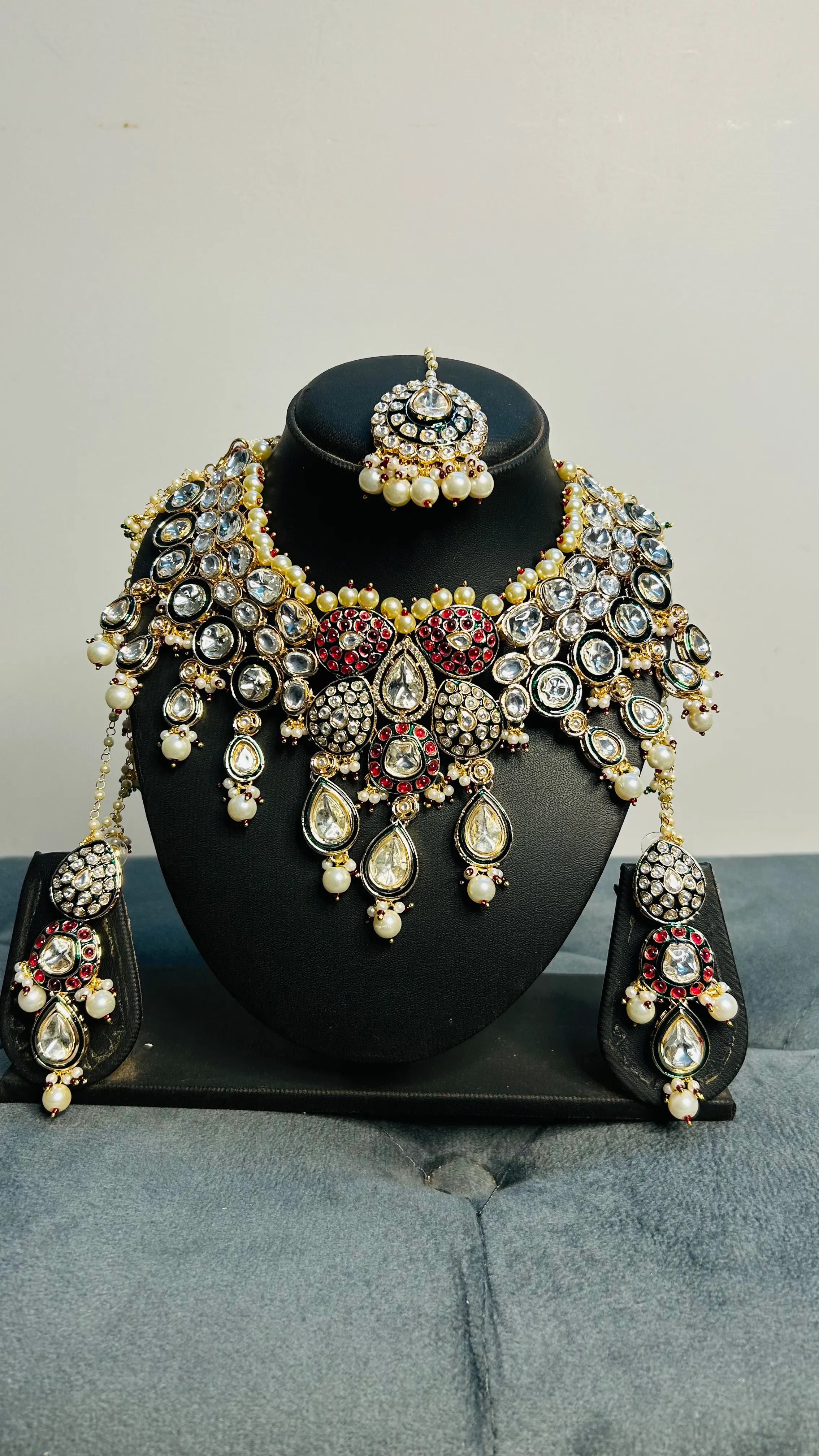 Bikaneri Bridal Necklace Set - K0004
