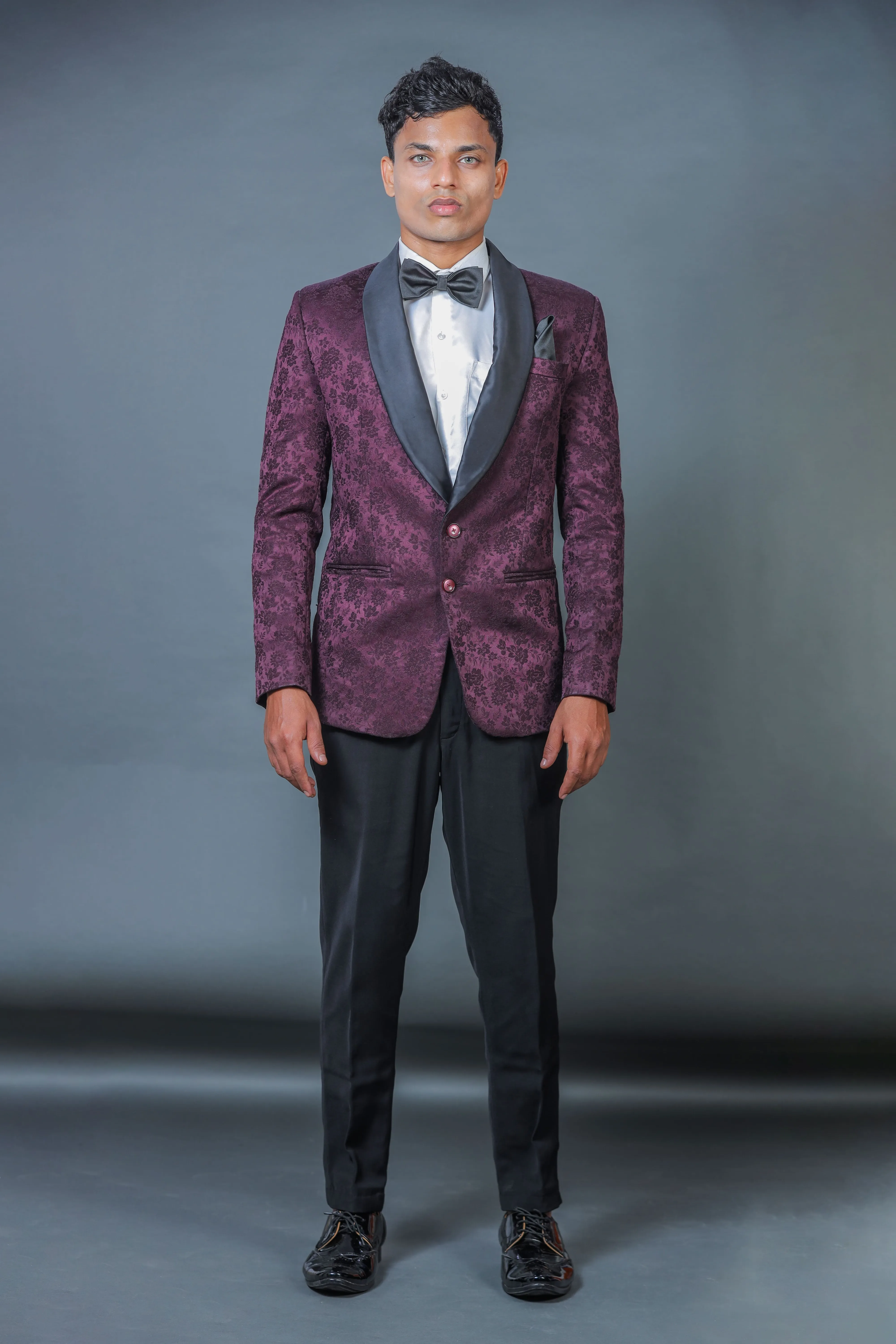Crimson Floral Tuxedo