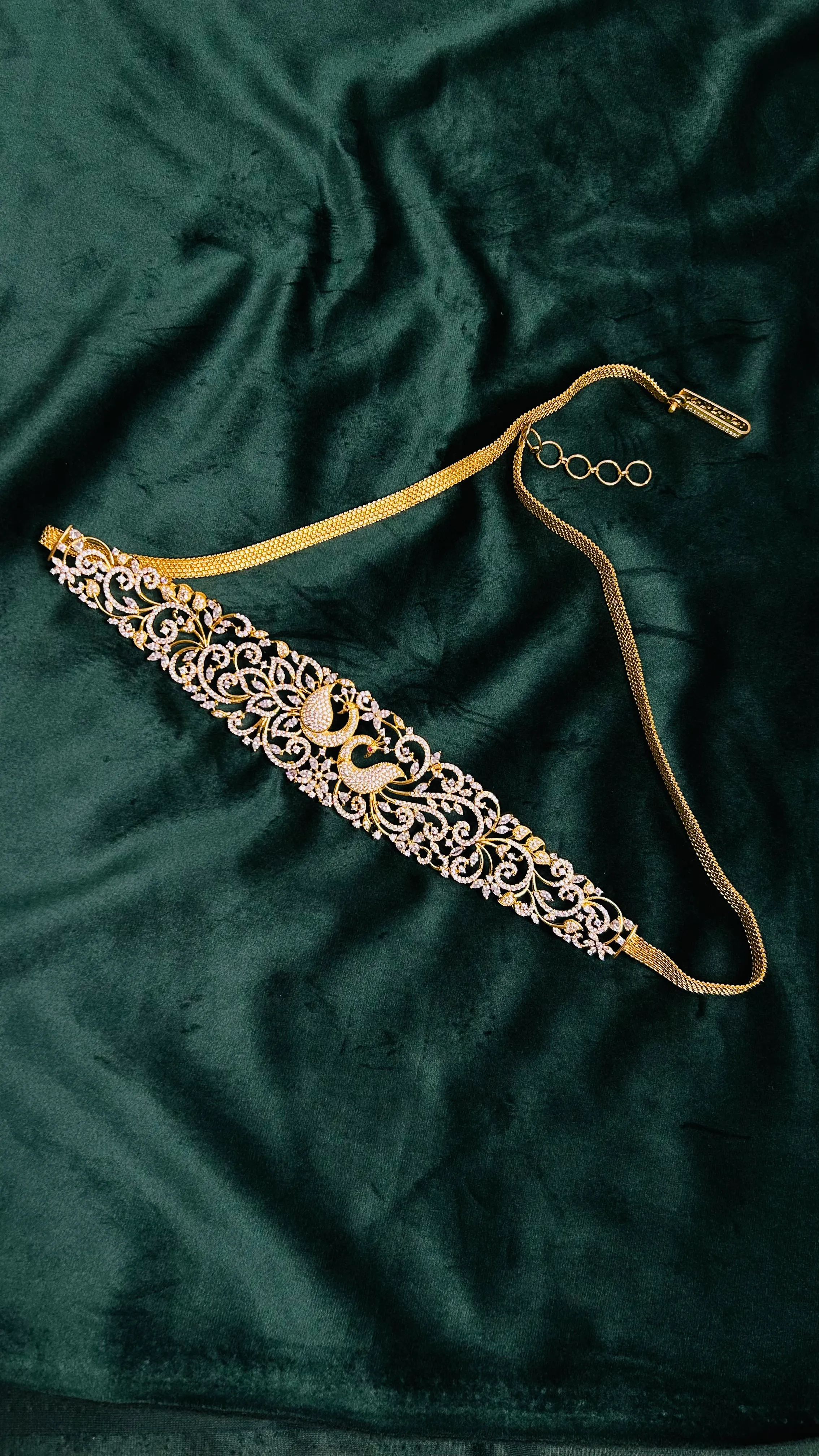 White stone Hip belt - TP0008