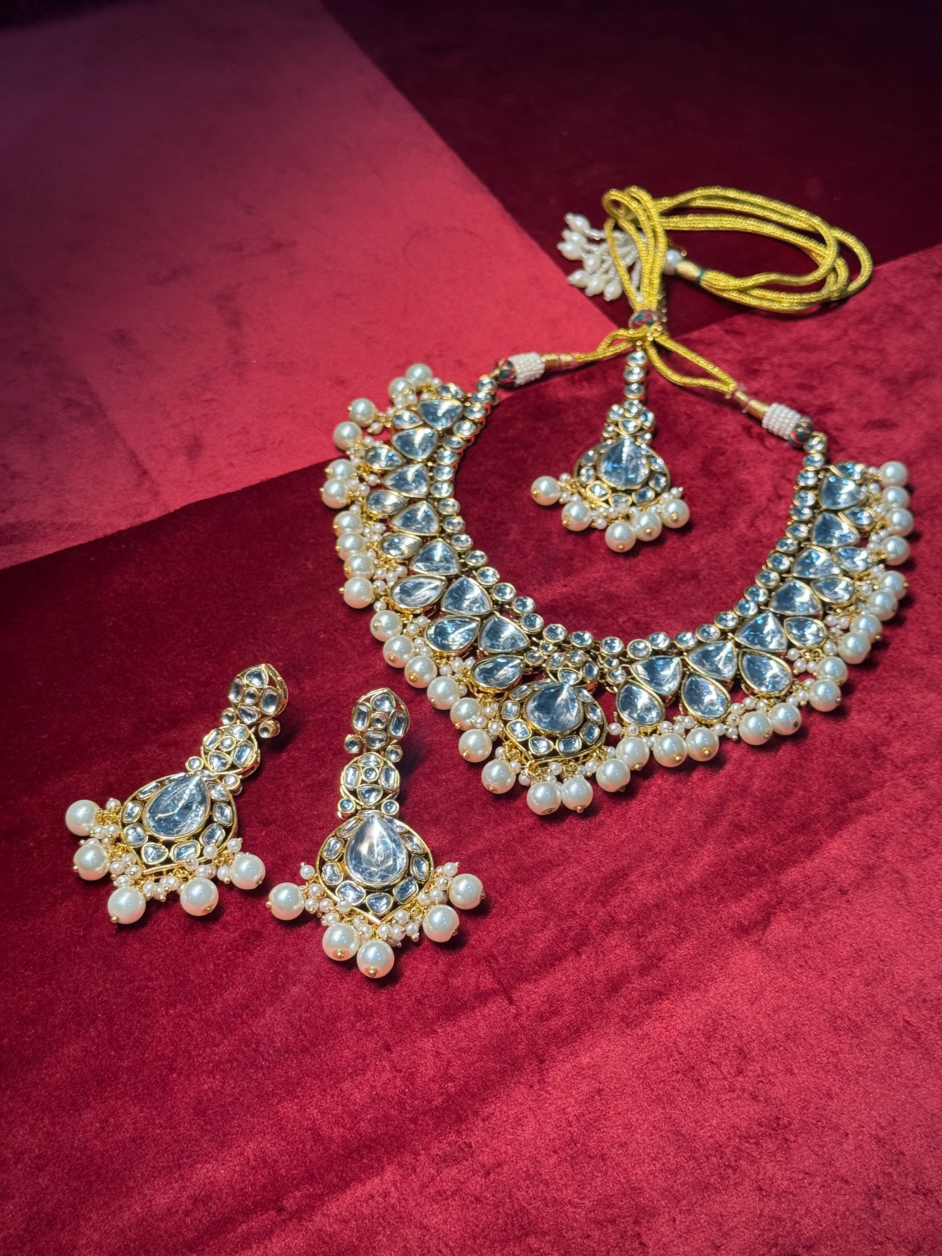 Ivory Divita Kundan Jewellery - K0013