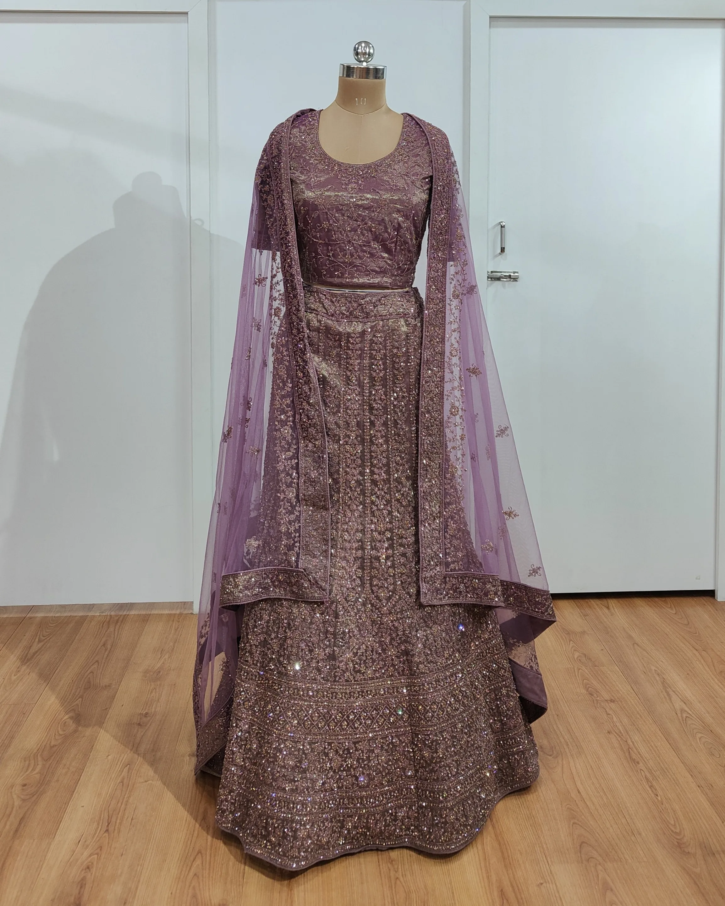 Hunter Lavender Lehenga - L6033 , GRW