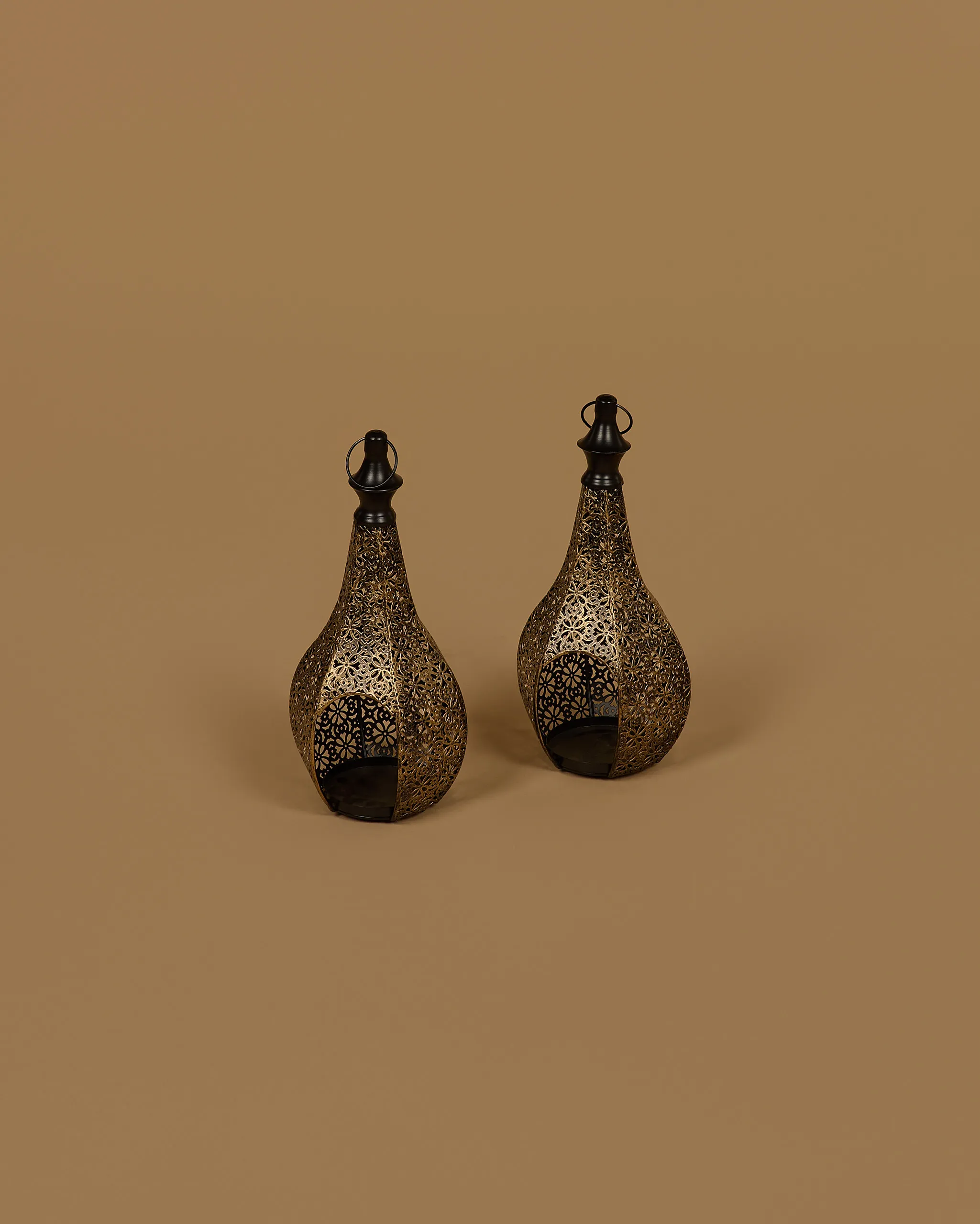 Stínidla 2ks bronzové kapkové