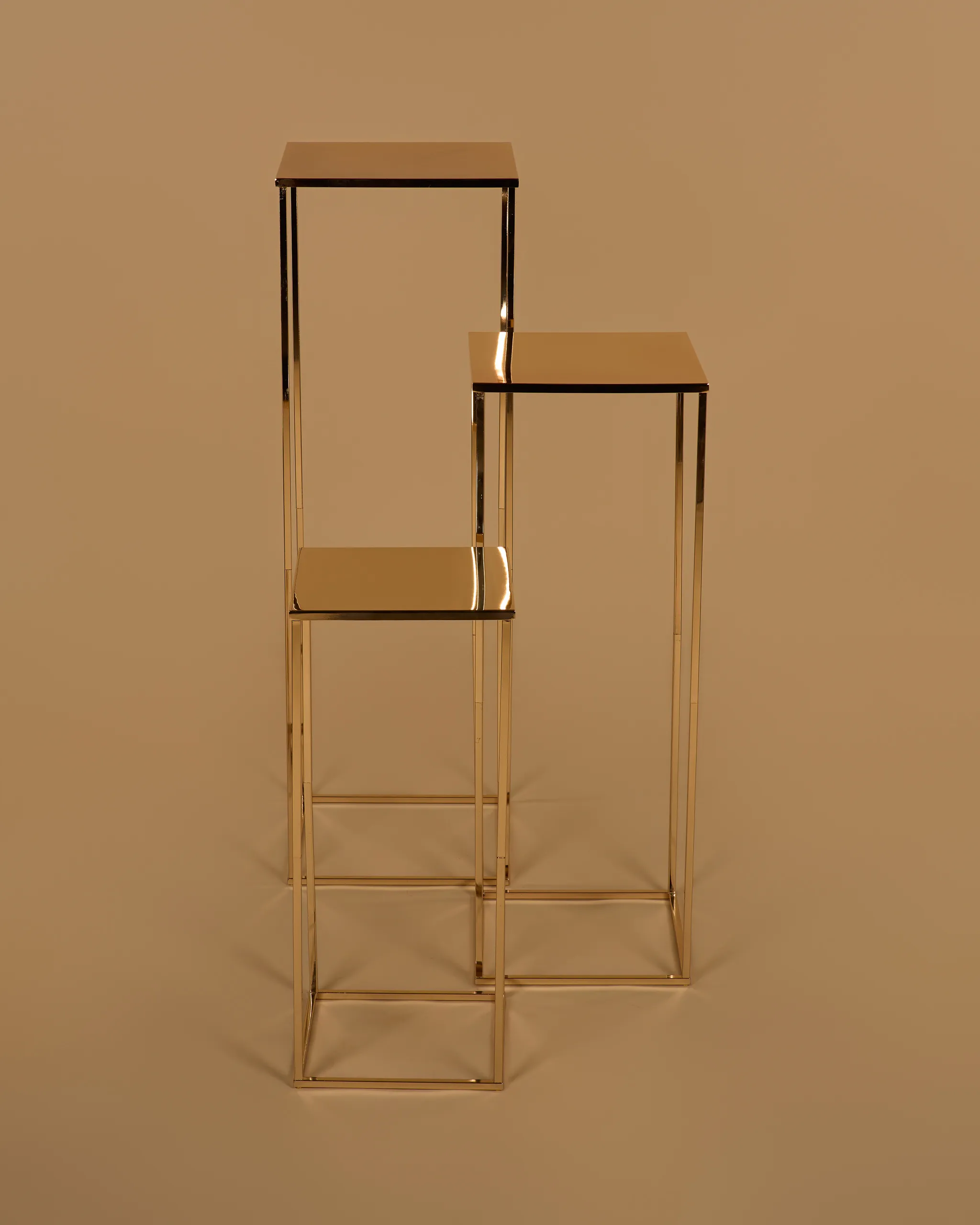 Set zlatých podstavců 3ks